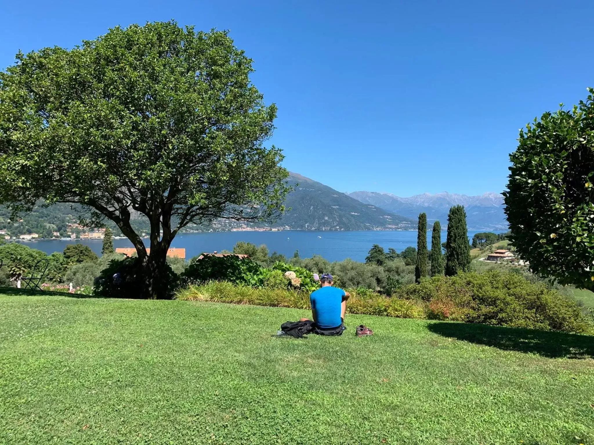 Garden view in Il Poggio Di Bellagio