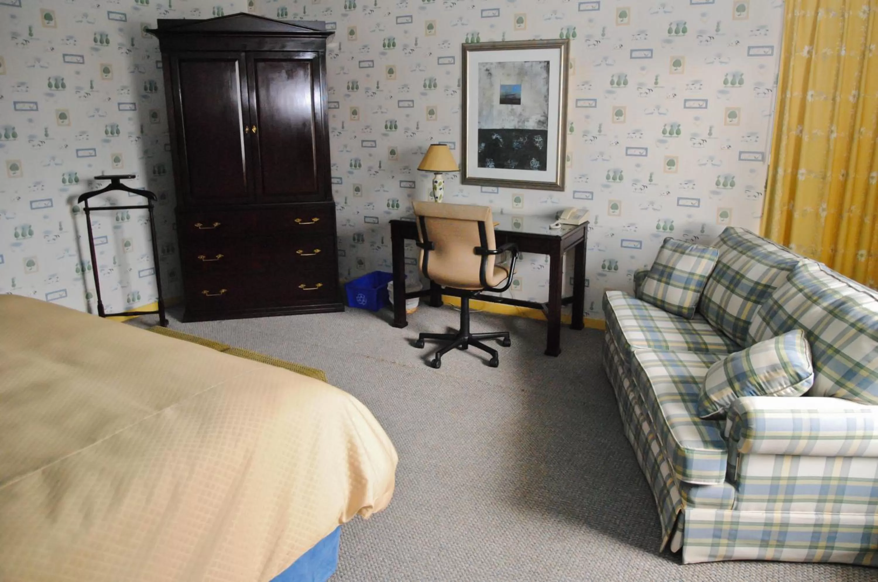 Bed in Hotellerie Jardins de Ville