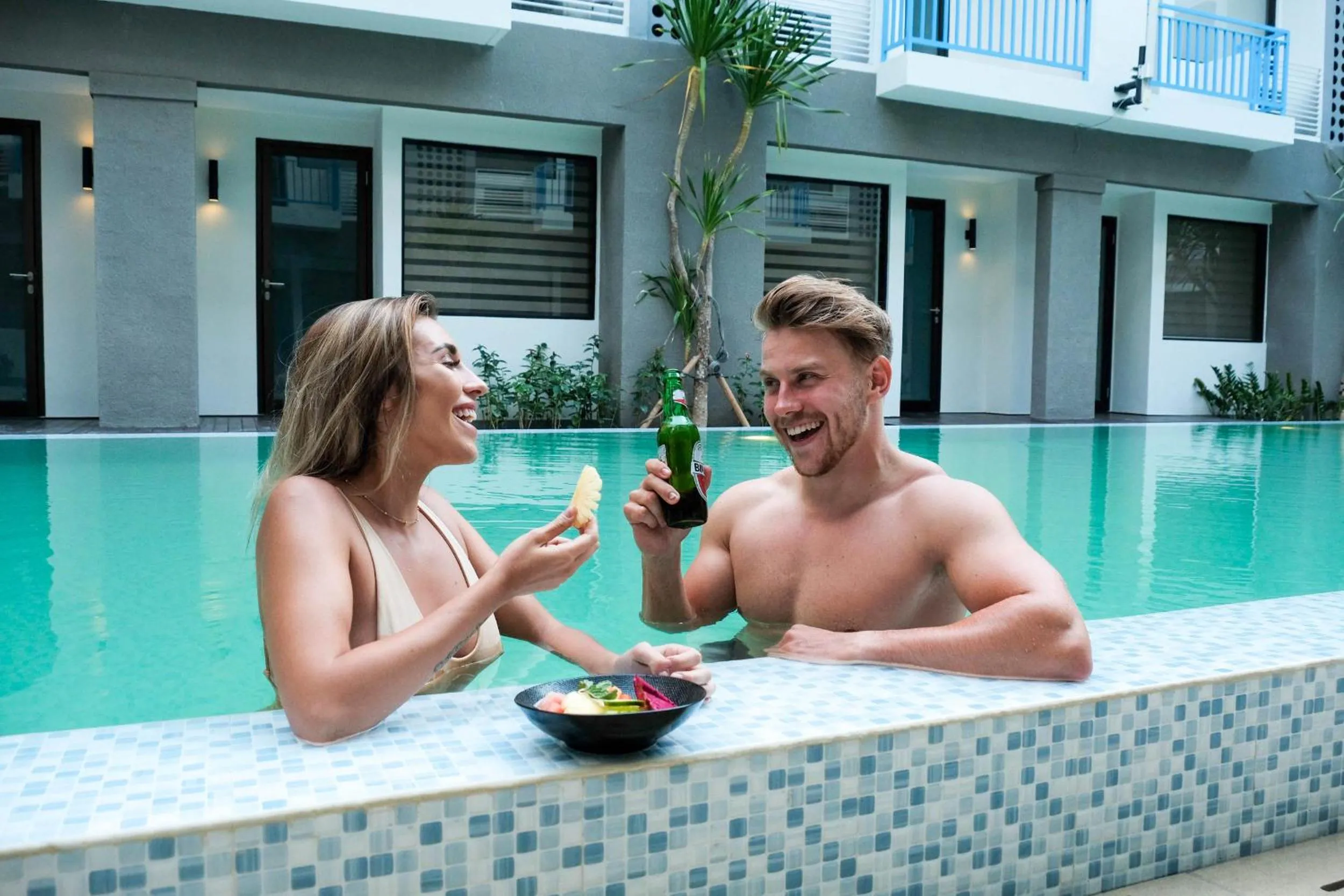 Swimming pool in Bloo Bali Hotel