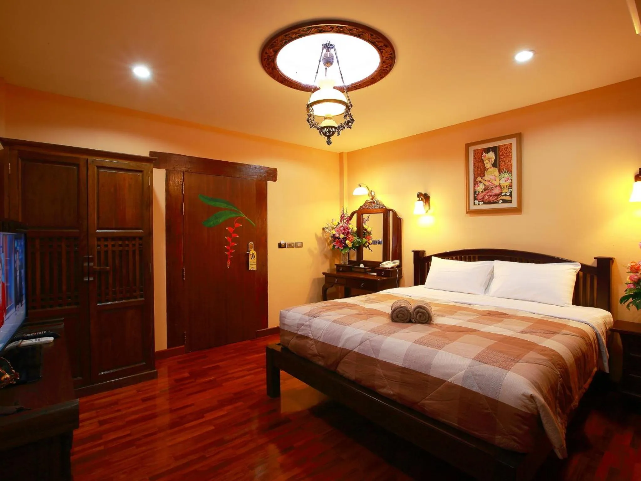 Bed in At Chiang Mai Hotel