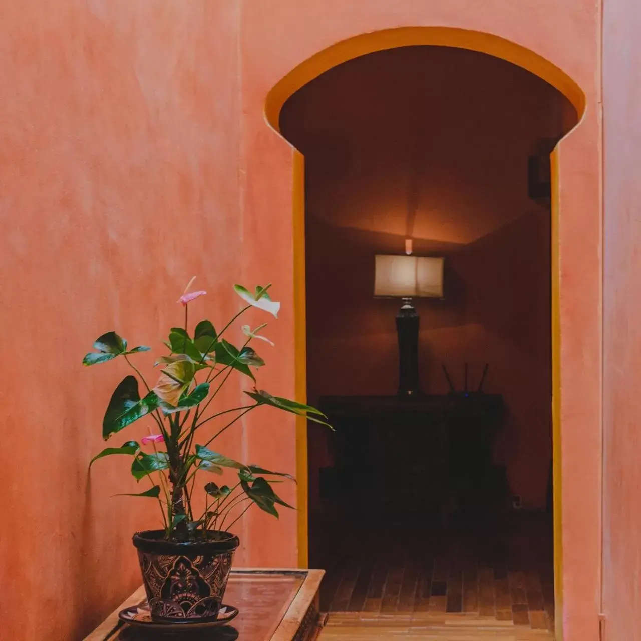 Inner courtyard view in La Casa de la Marquesa