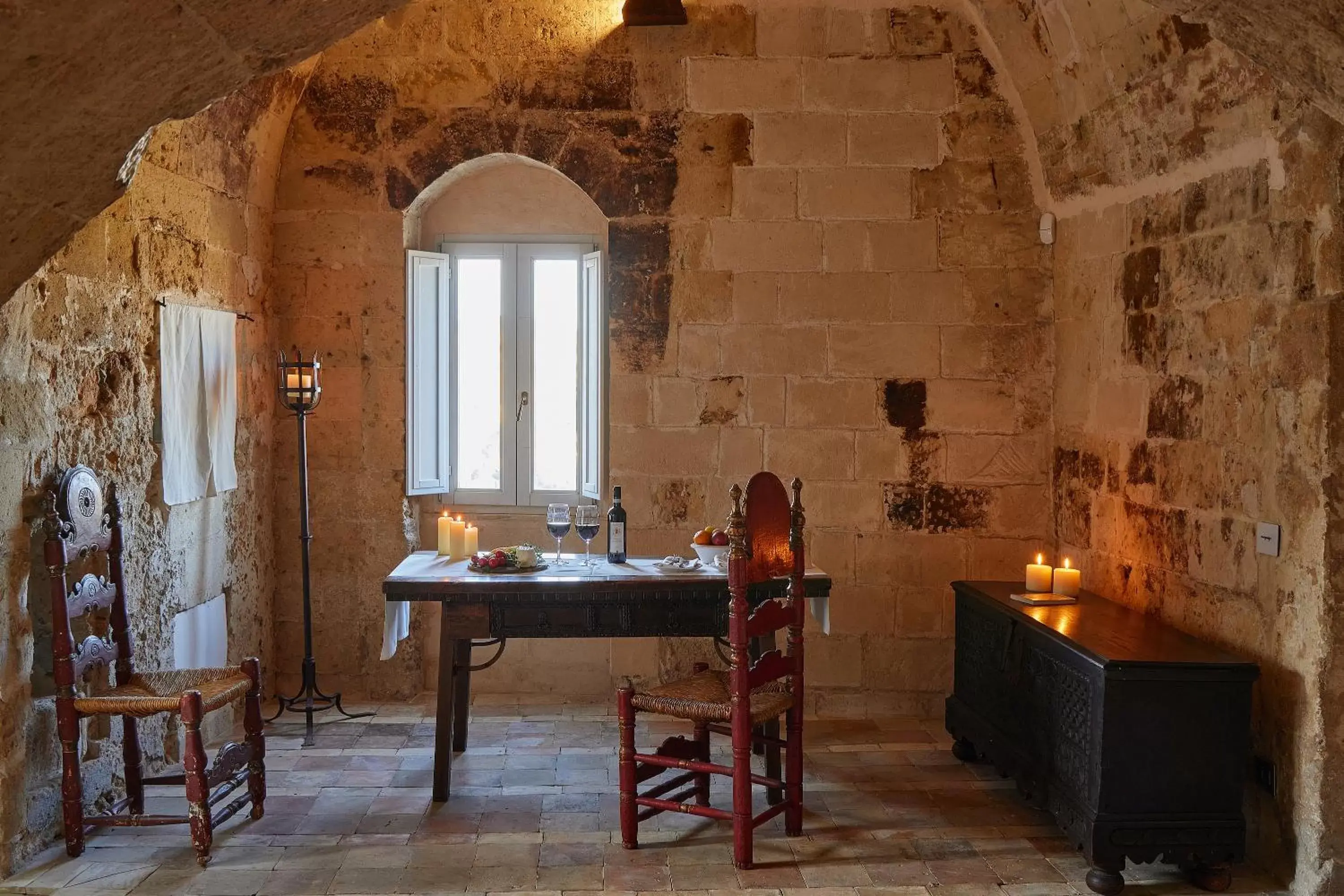 Living room, Restaurant/Places to Eat in Sextantio Le Grotte Della Civita