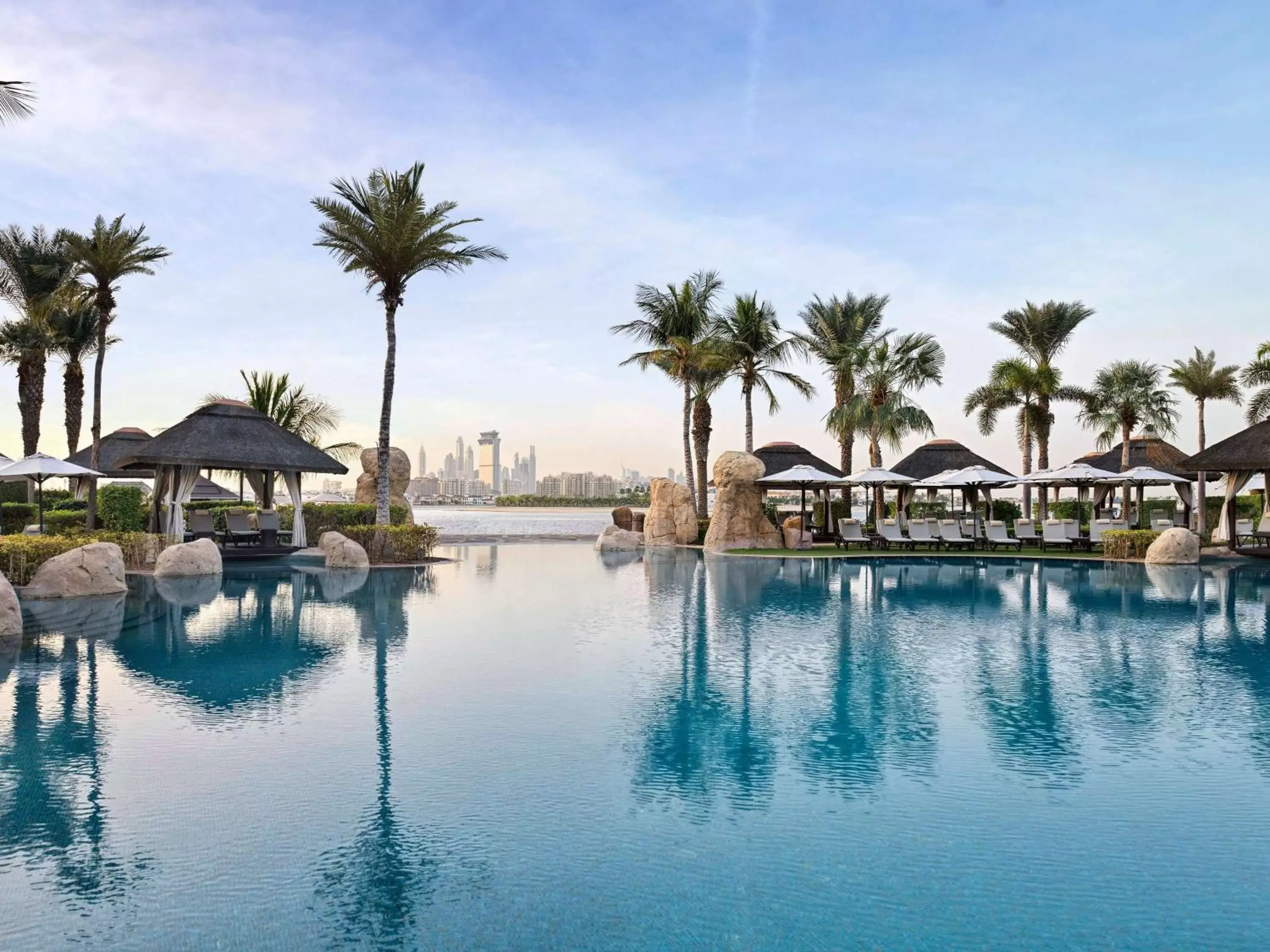 Property building, Swimming Pool in Sofitel Dubai The Palm Resort & Spa