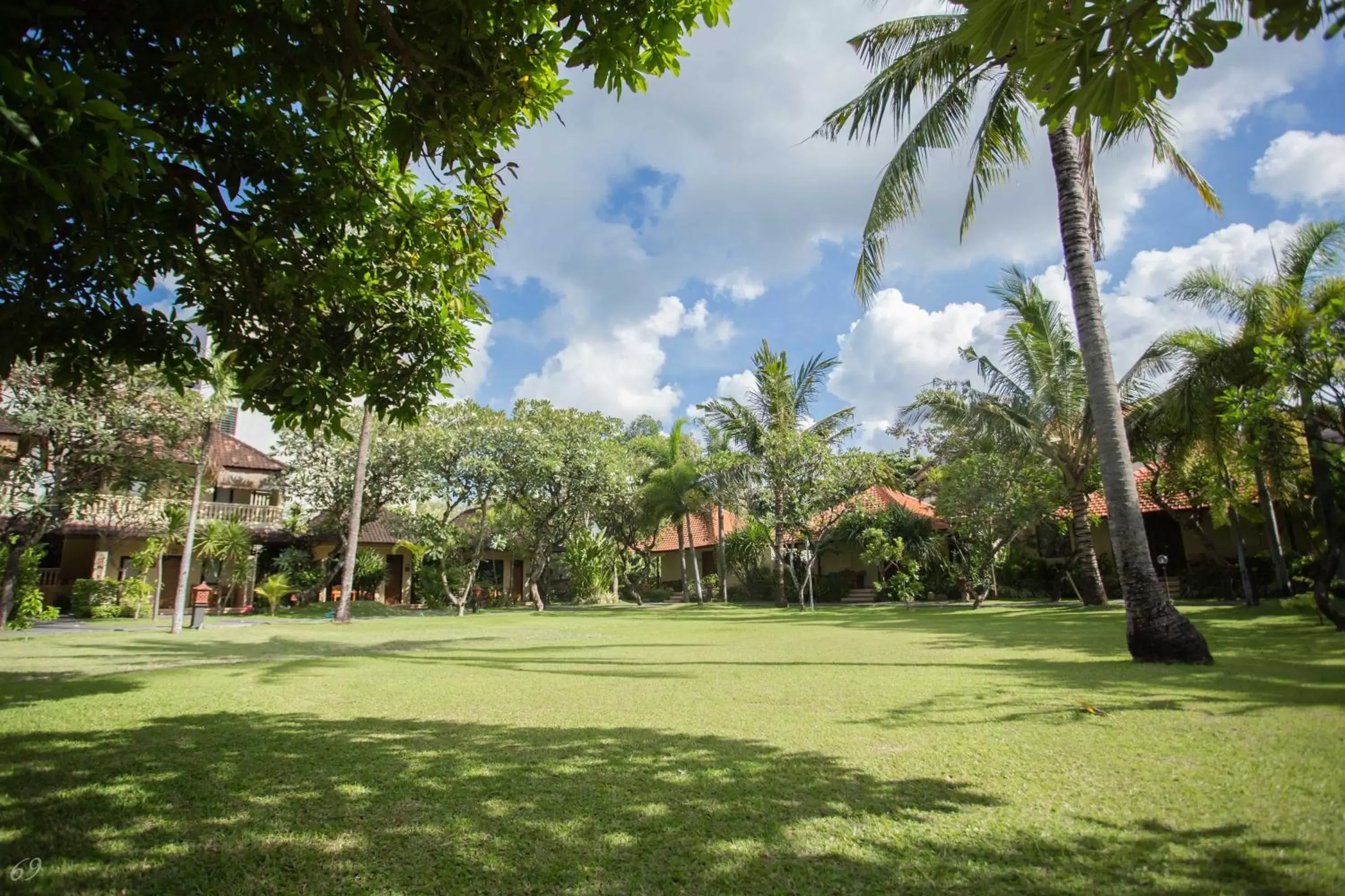 Garden view, Garden in Kuta Puri Bungalows, Villas and Resort