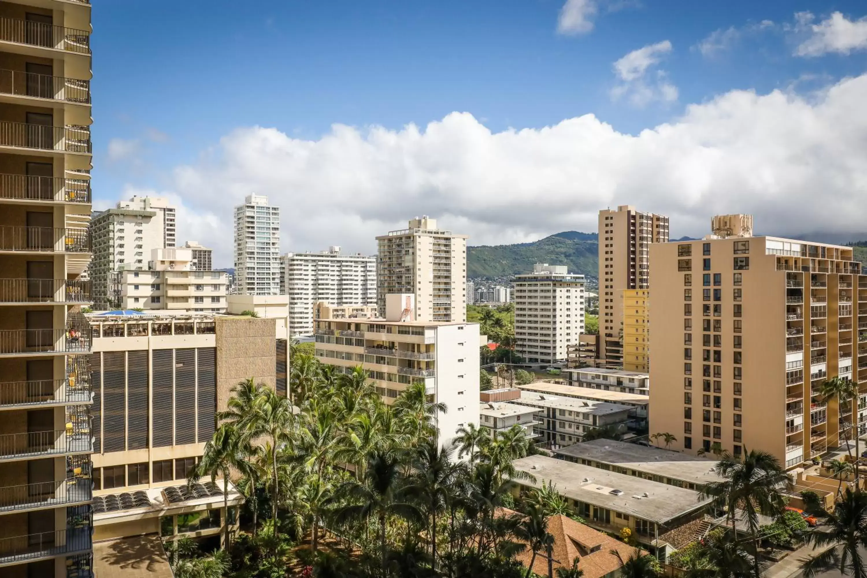 View (from property/room) in Aston at the Waikiki Banyan