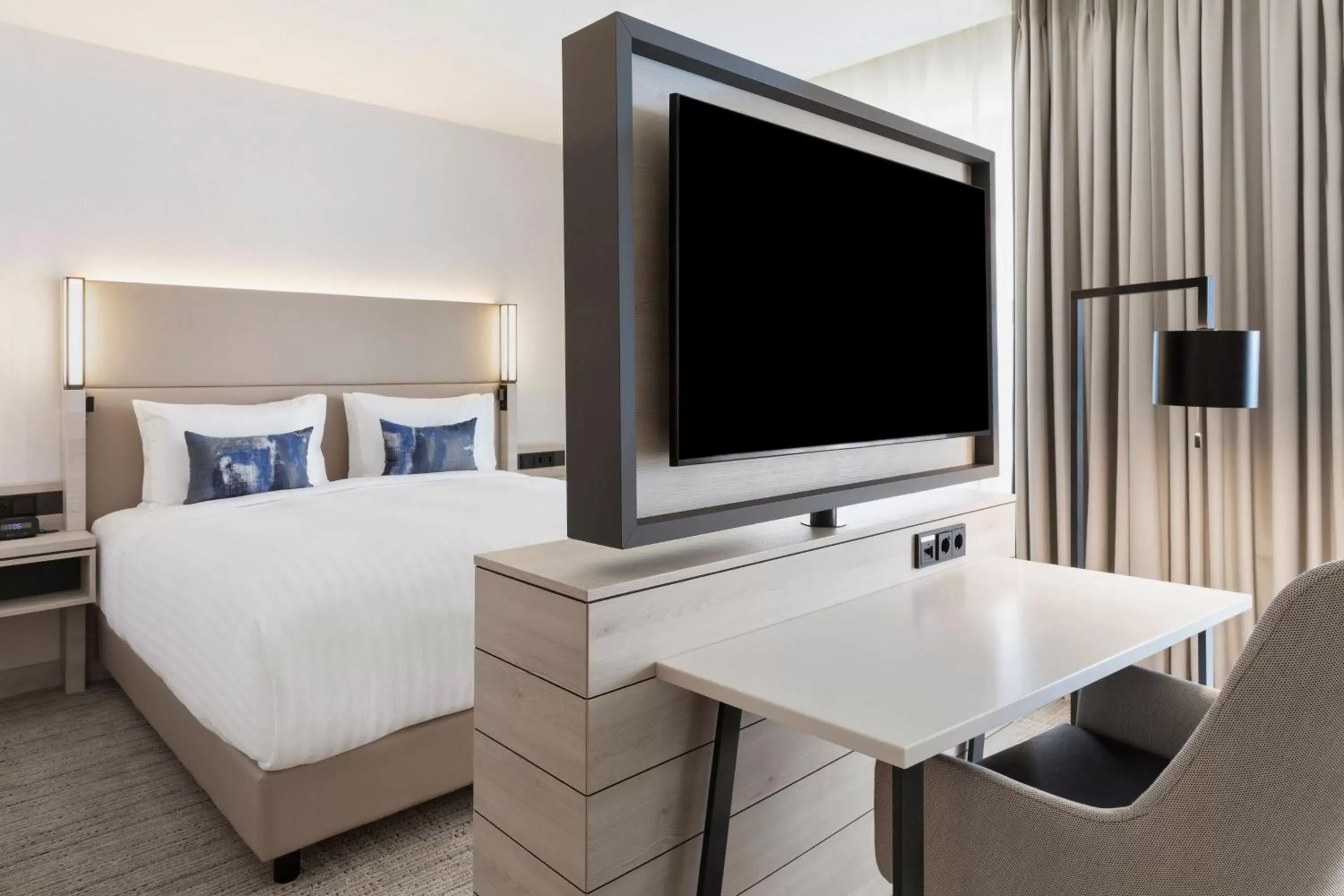 Bedroom, TV/Entertainment Center in Courtyard by Marriott Batumi