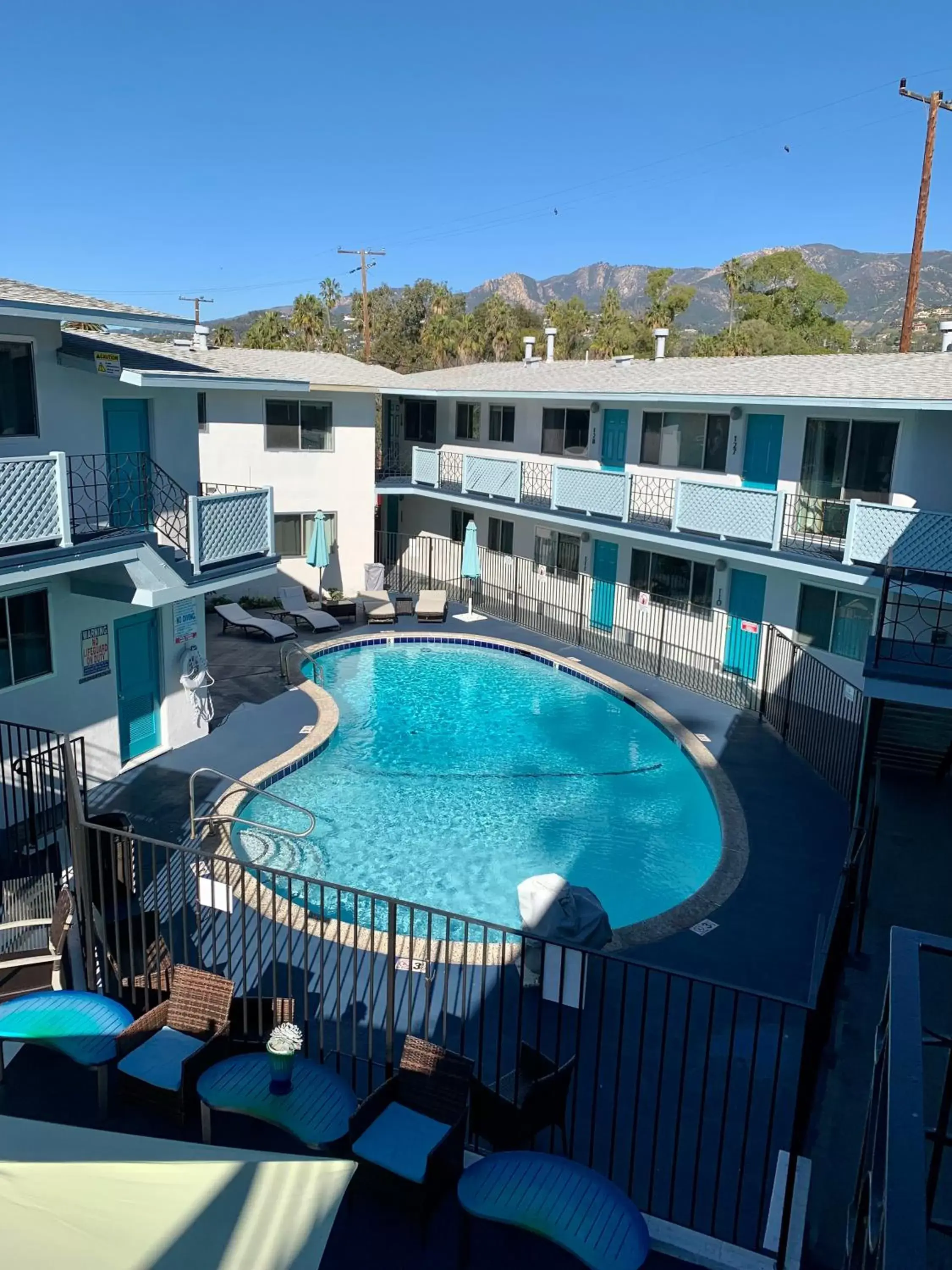 Pool View in Inn at East Beach