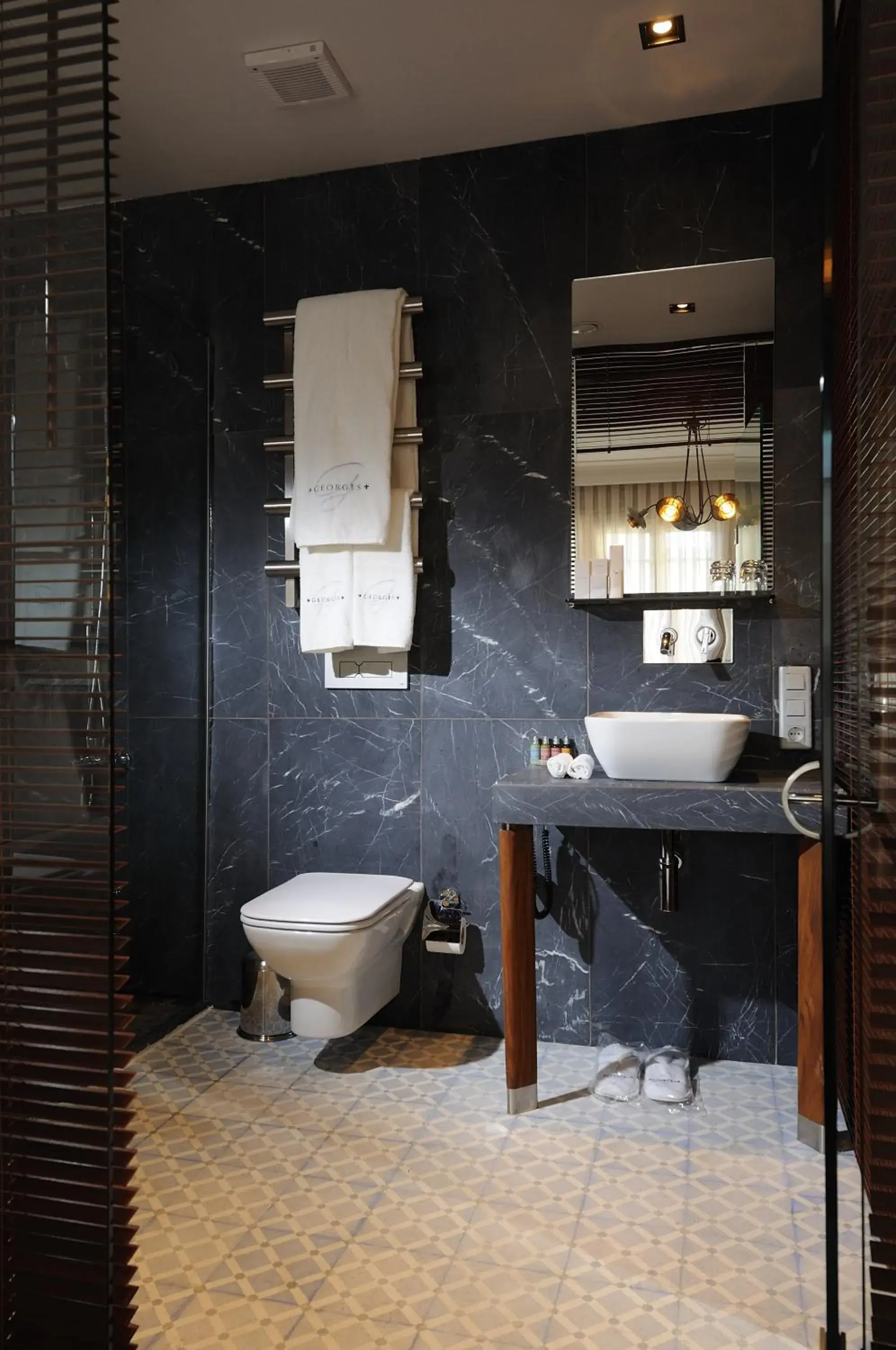 Shower, Bathroom in Georges Hotel Galata