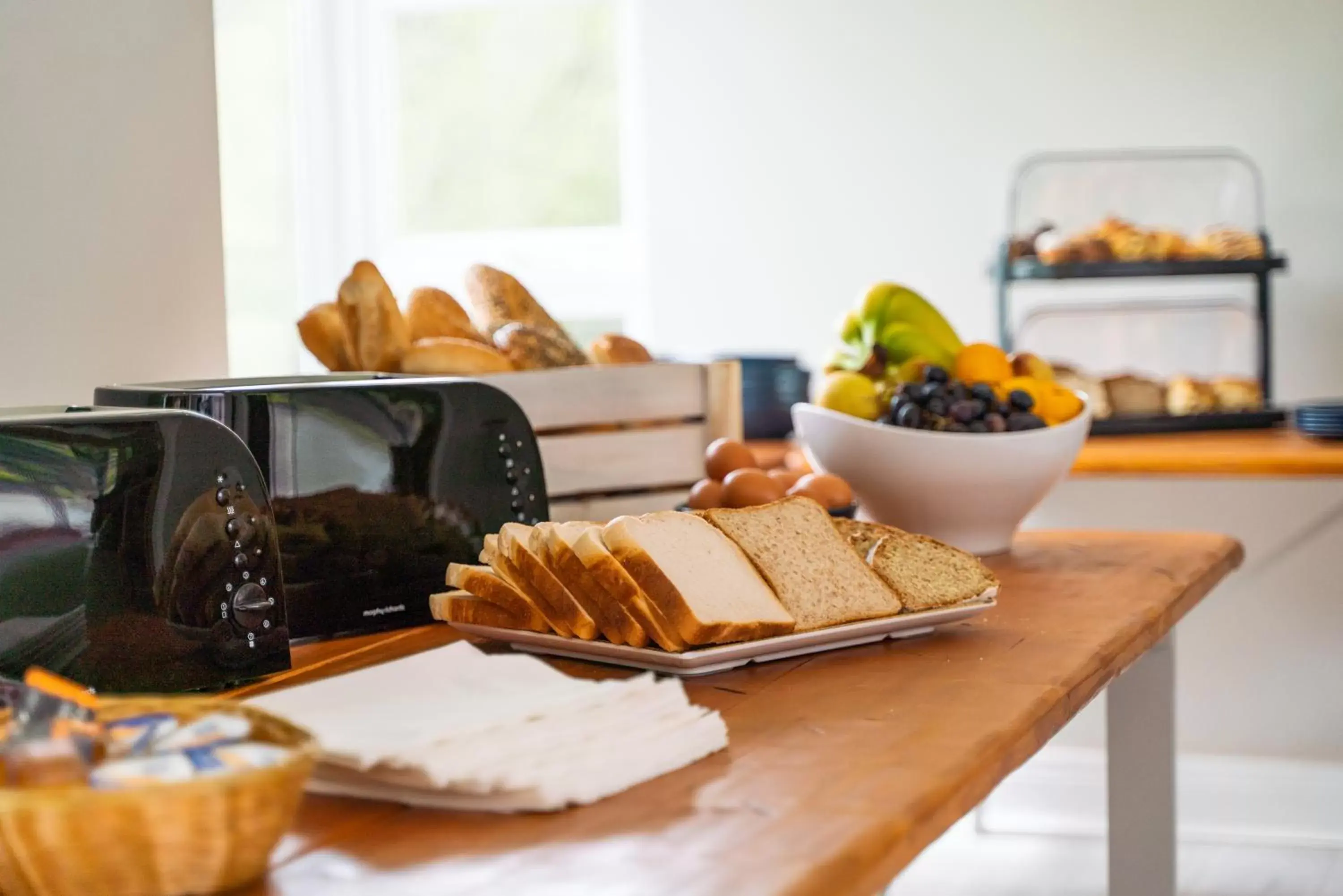 Continental breakfast in The Lodge at Woodenbridge