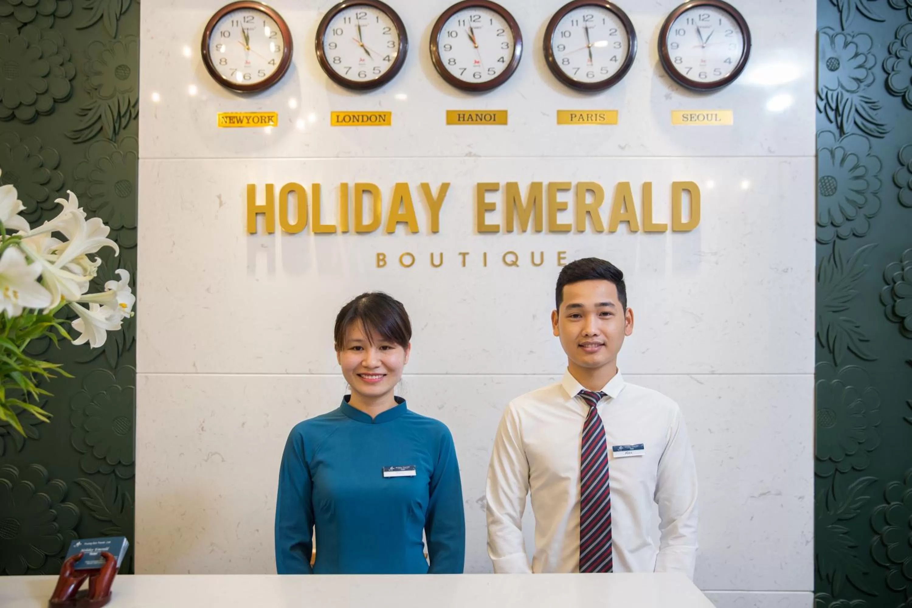 Staff in Holiday Emerald Hotel