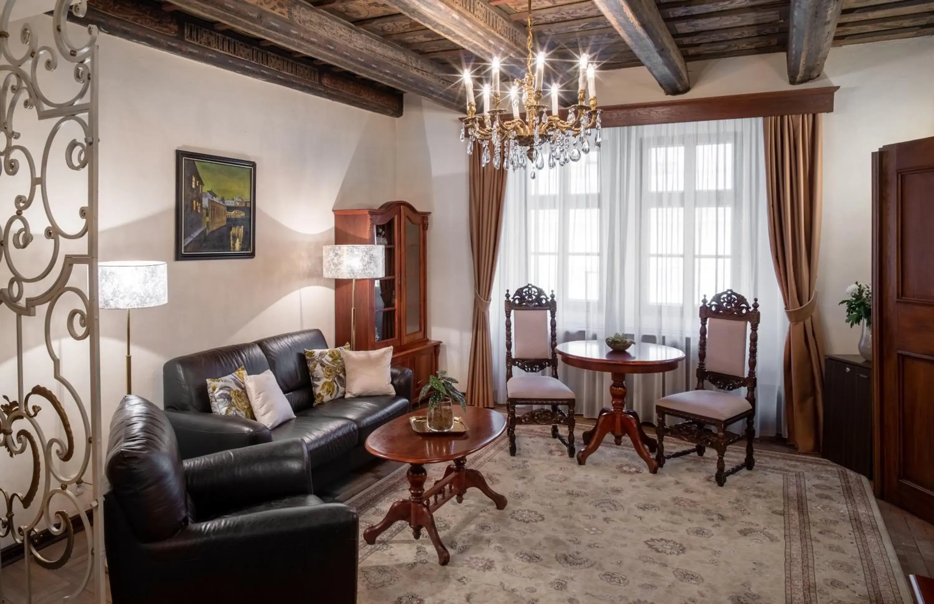 Living room in Aurus Hotel by Prague Residences