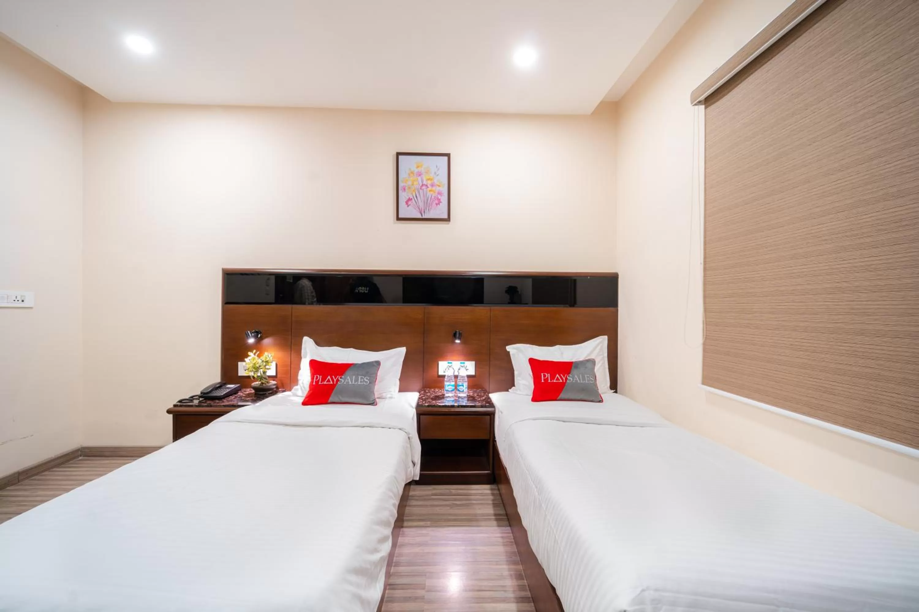 Photo of the whole room, Bed in Playsales Eco Stay Vijay Nagar Indore