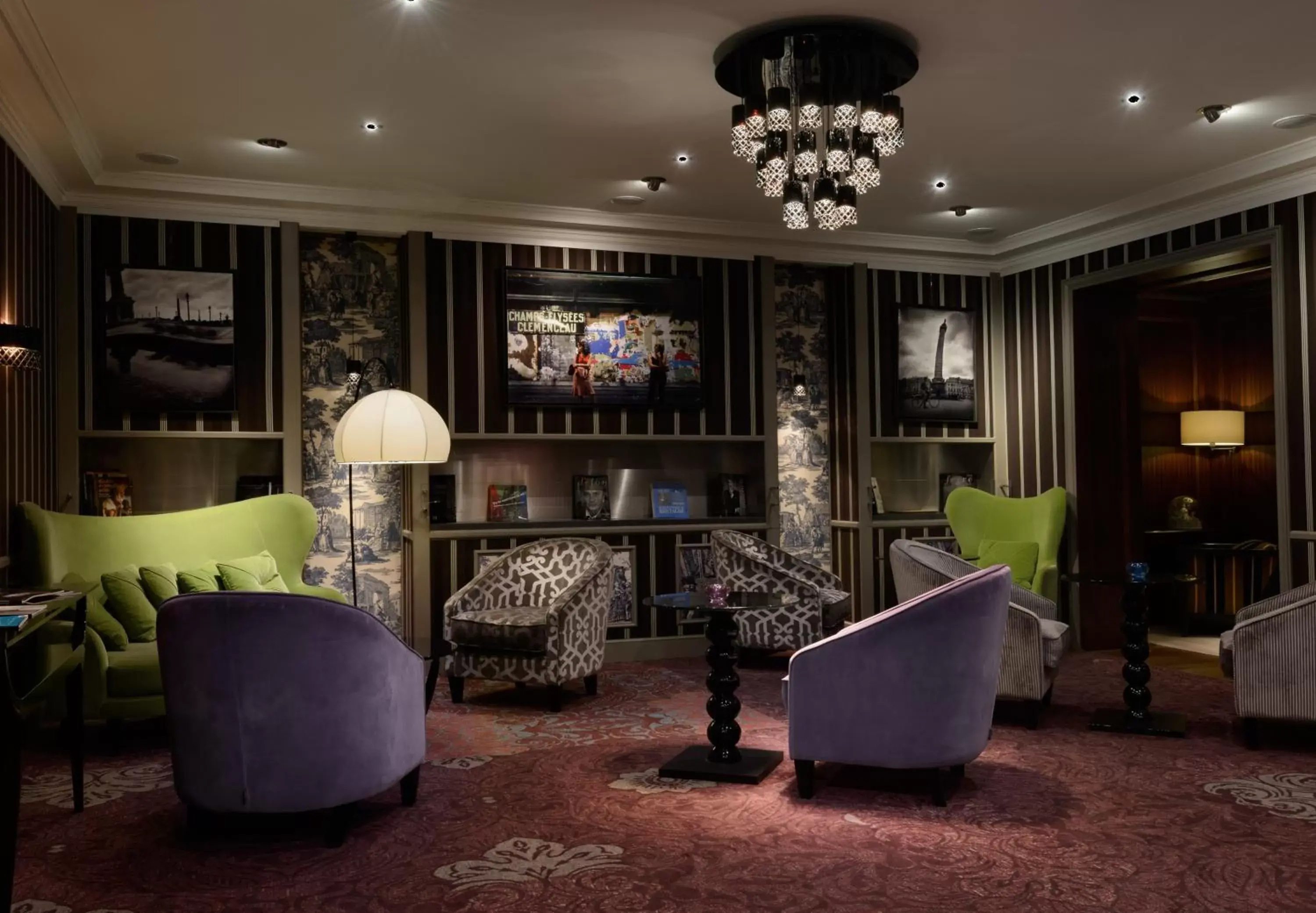Communal lounge/ TV room, Lounge/Bar in Le Mathurin Hotel & Spa