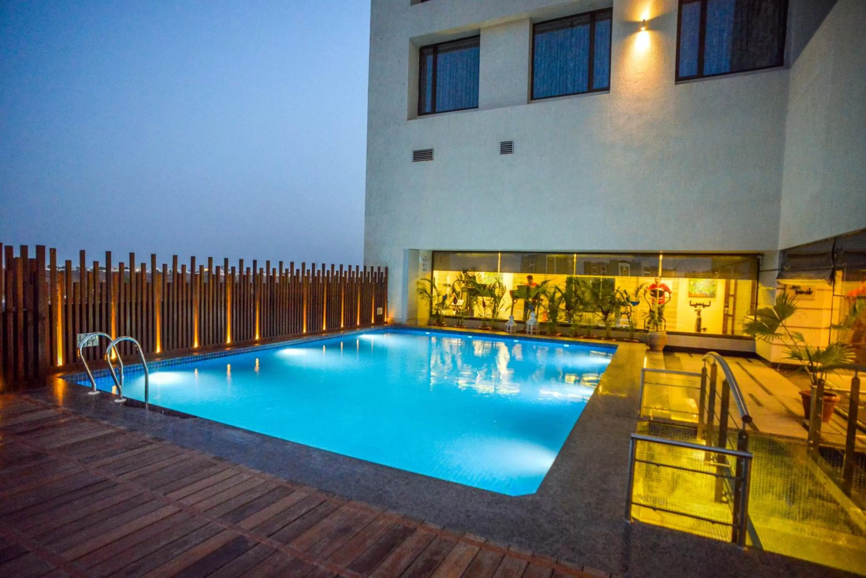 Pool view in Efcee Sarovar Premiere Bhavnagar