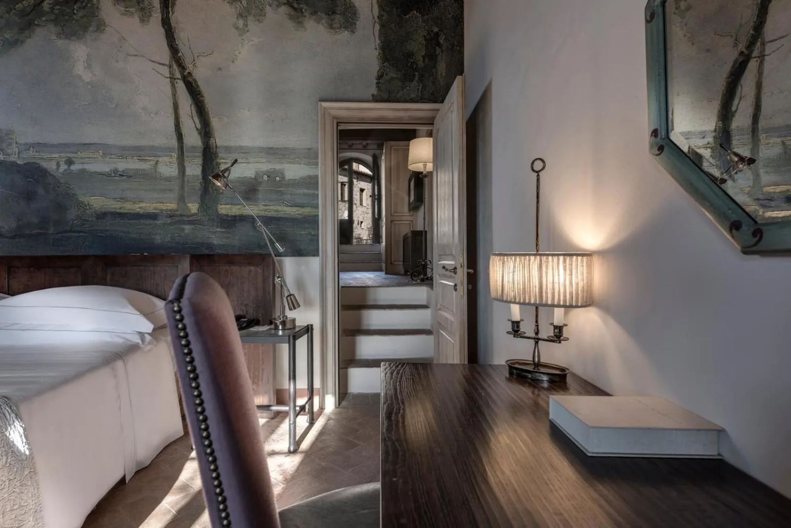 Bed in Castel Monastero - The Leading Hotels of the World