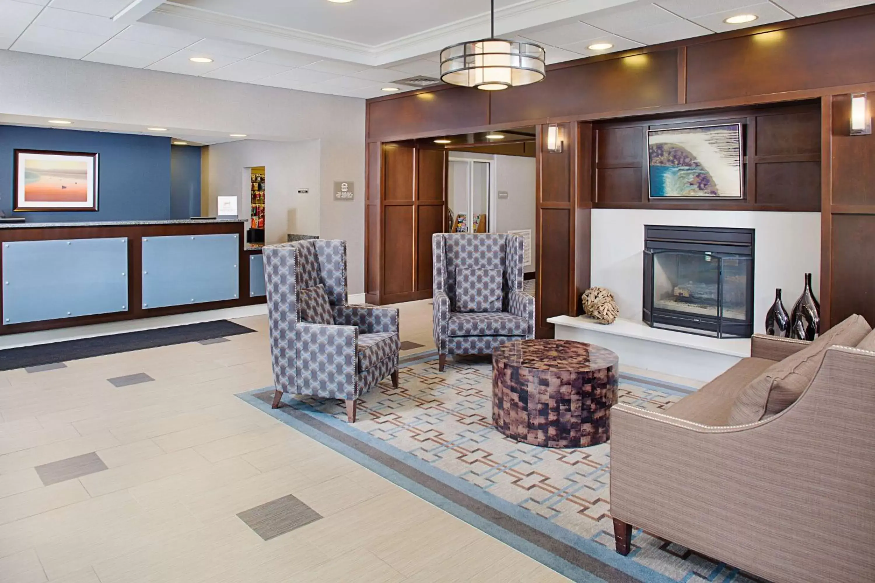 Lobby or reception, Lobby/Reception in Homewood Suites by Hilton Manchester/Airport