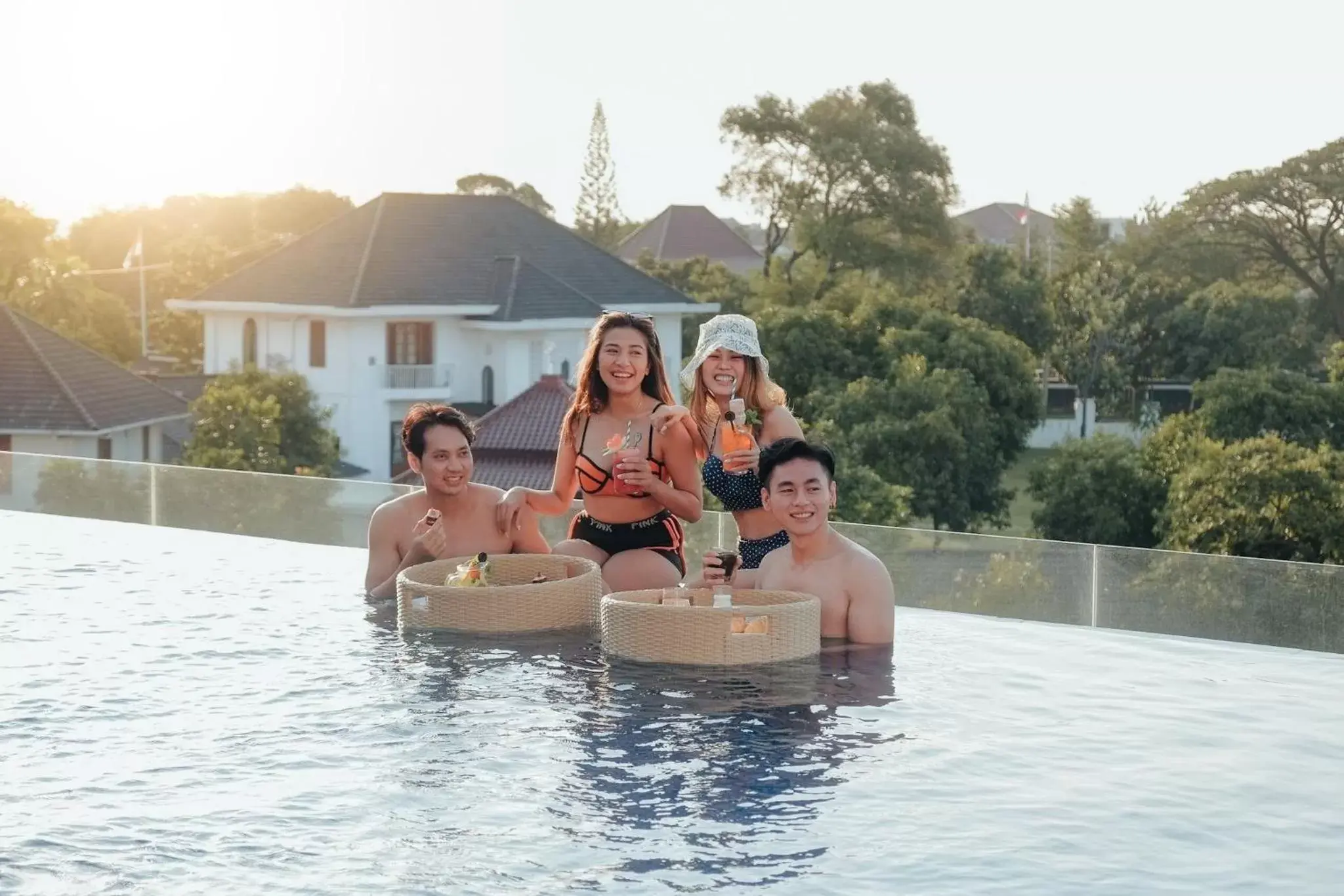 Swimming pool in Wimarion Hotel Semarang