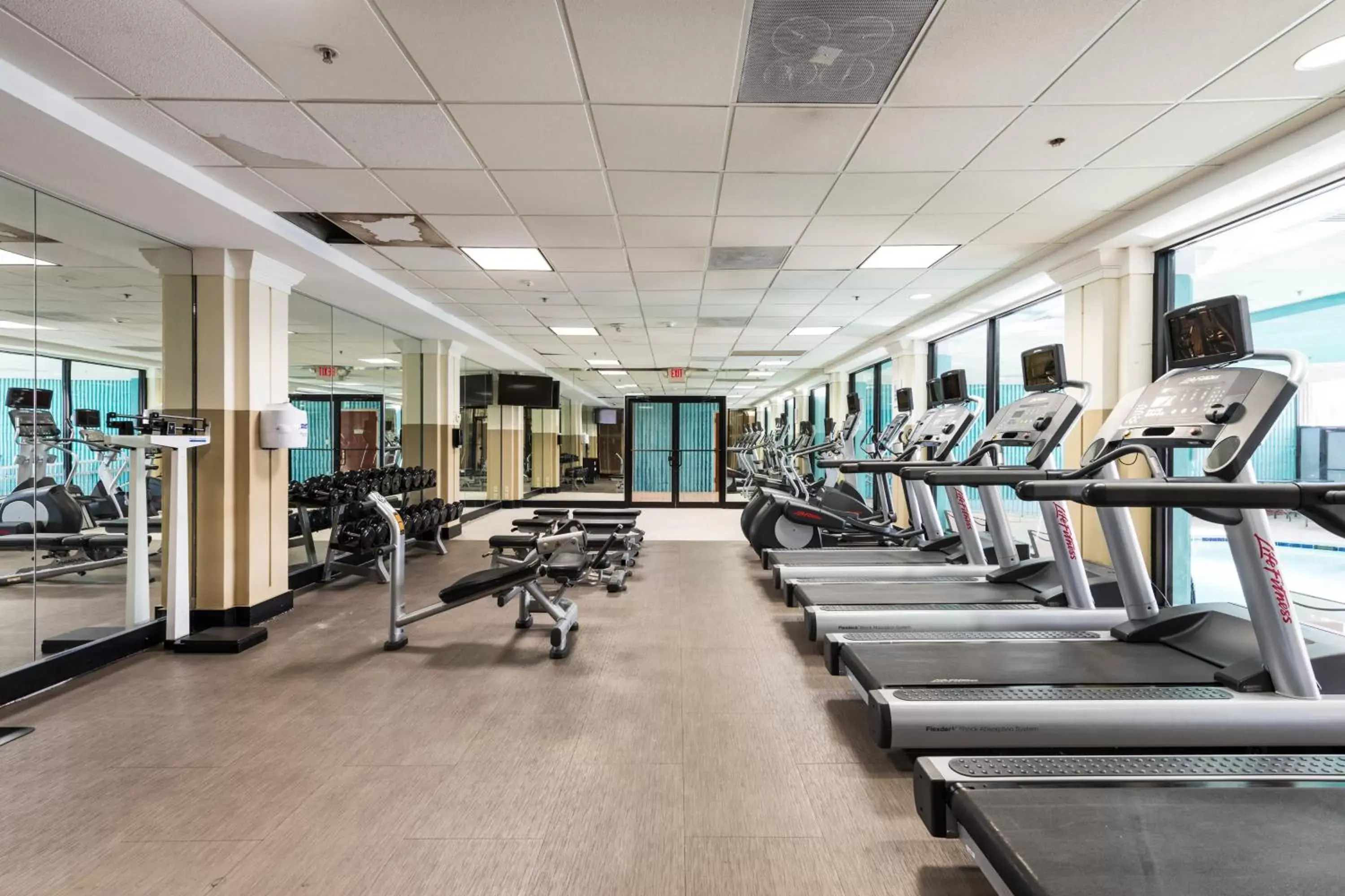Fitness centre/facilities, Fitness Center/Facilities in Crowne Plaza Newark Airport, an IHG Hotel