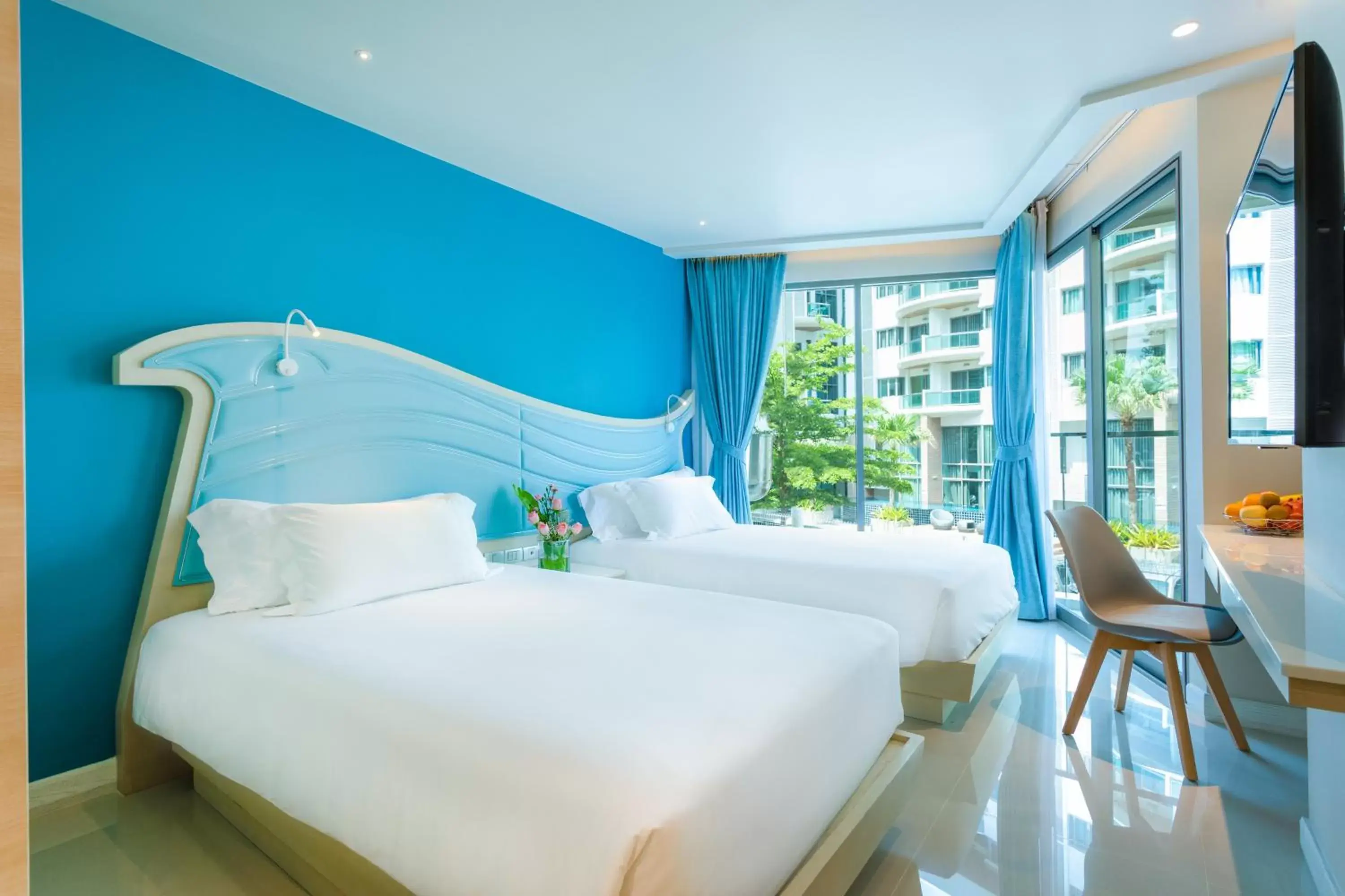 Bedroom, Bed in Centara Sonrisa Residences & Suites Sriracha - SHA Extra Plus