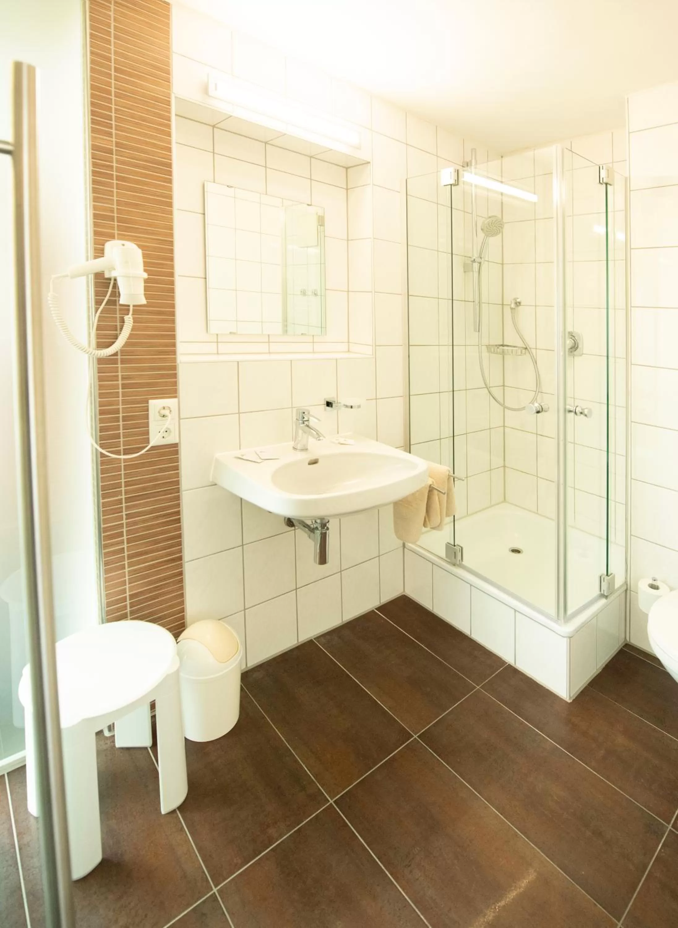 Bathroom in Stadthotel Giengen