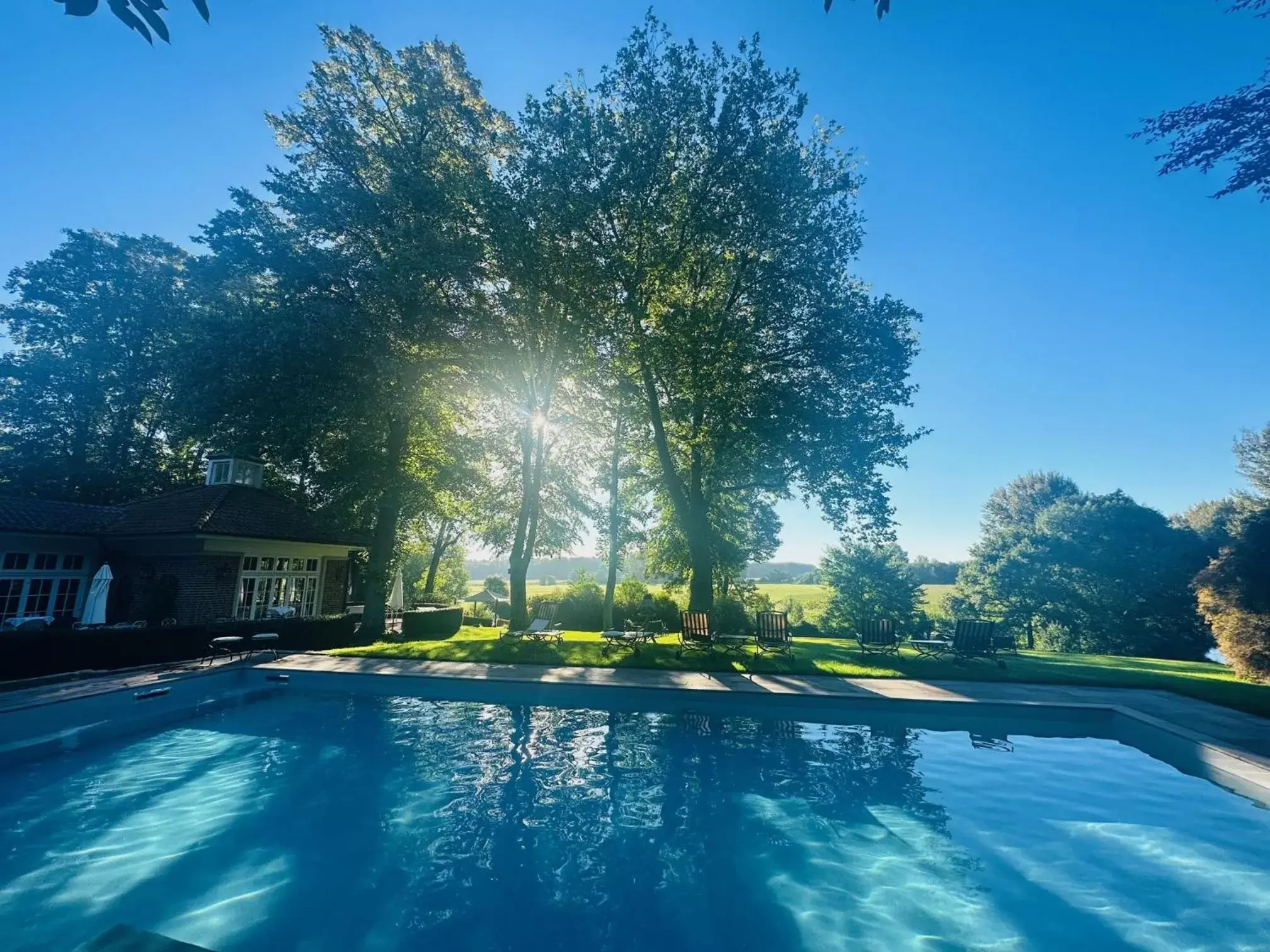 Swimming Pool in Landhaus Eggert