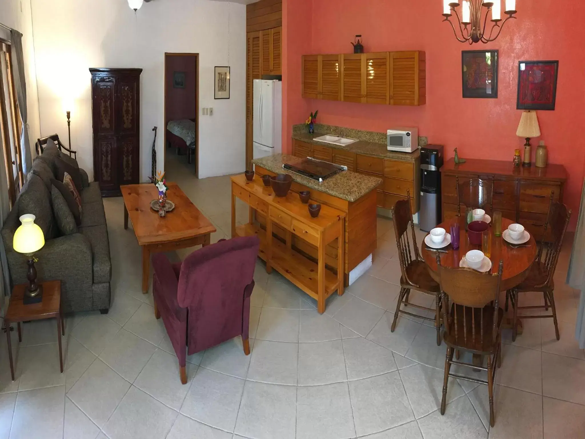 Kitchen or kitchenette, Dining Area in Hacienda Escondida Puerto Vallarta