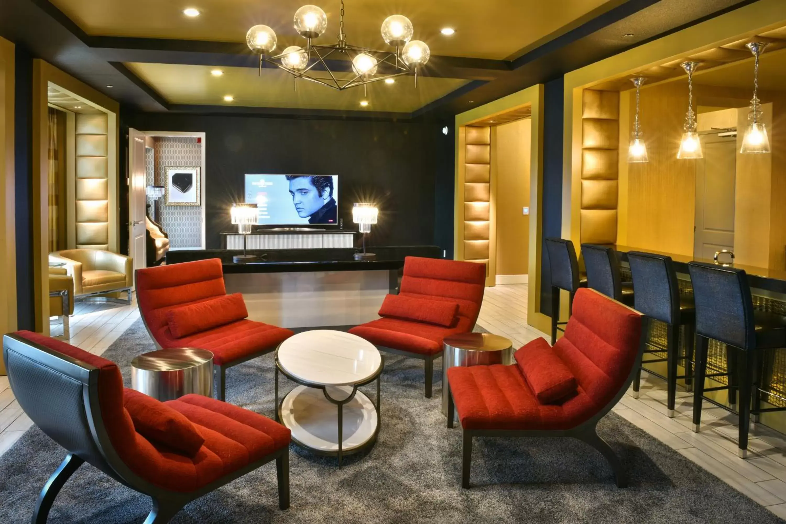 Living room in The Guest House at Graceland Living room in The Guest House at Graceland