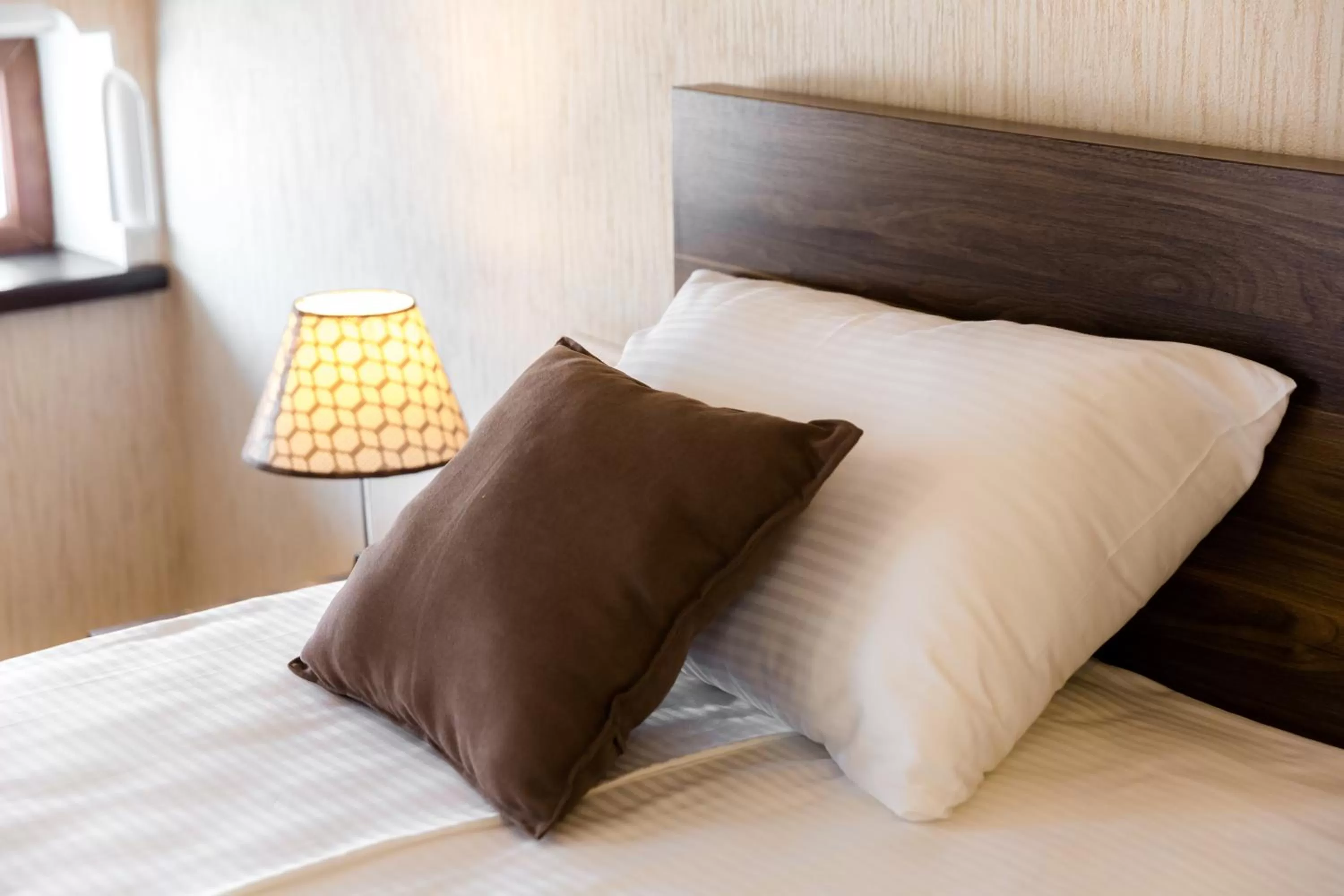 Bed in Elia Palace Hotel