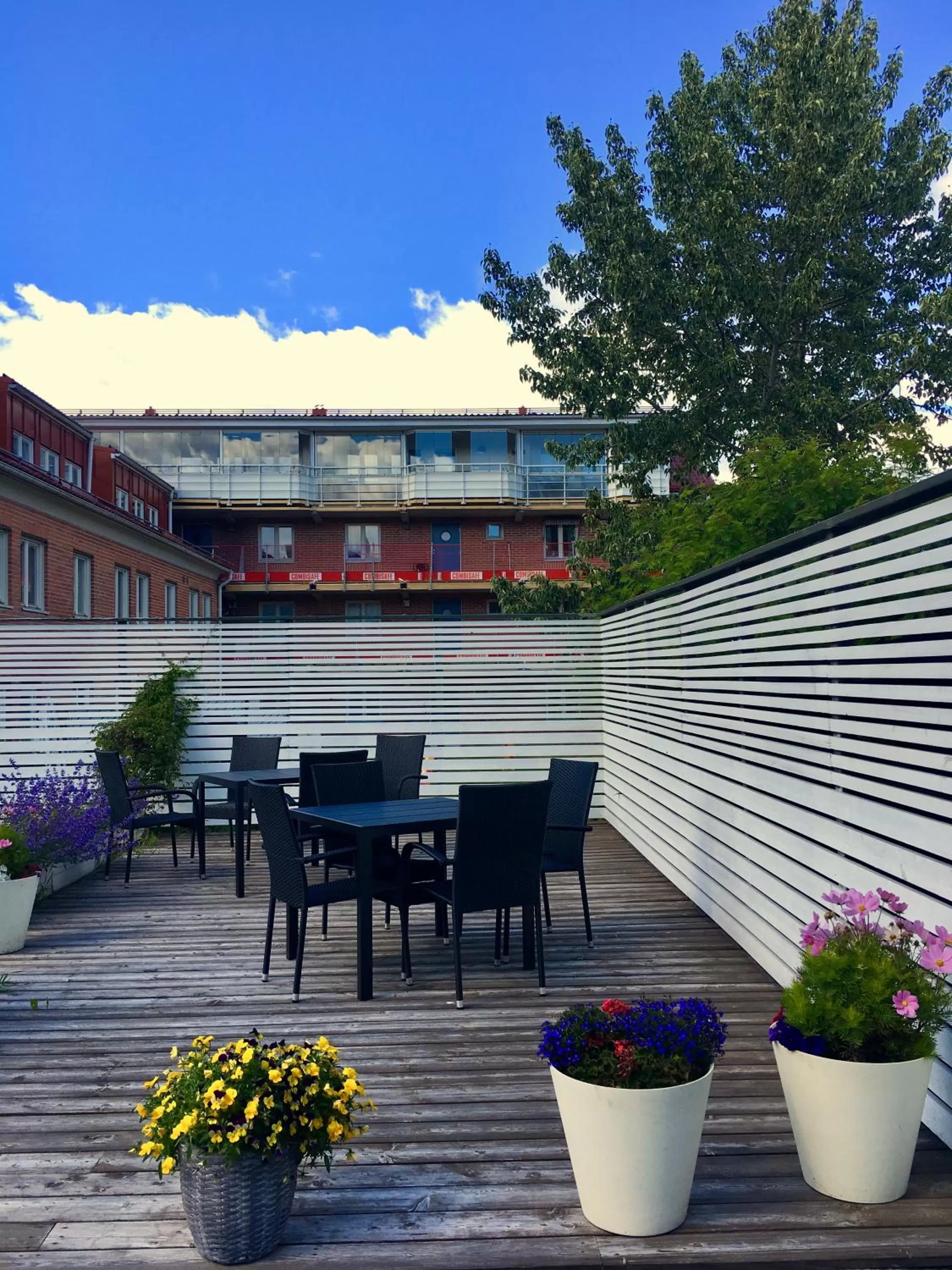 Patio in SPiS Hotell Amber