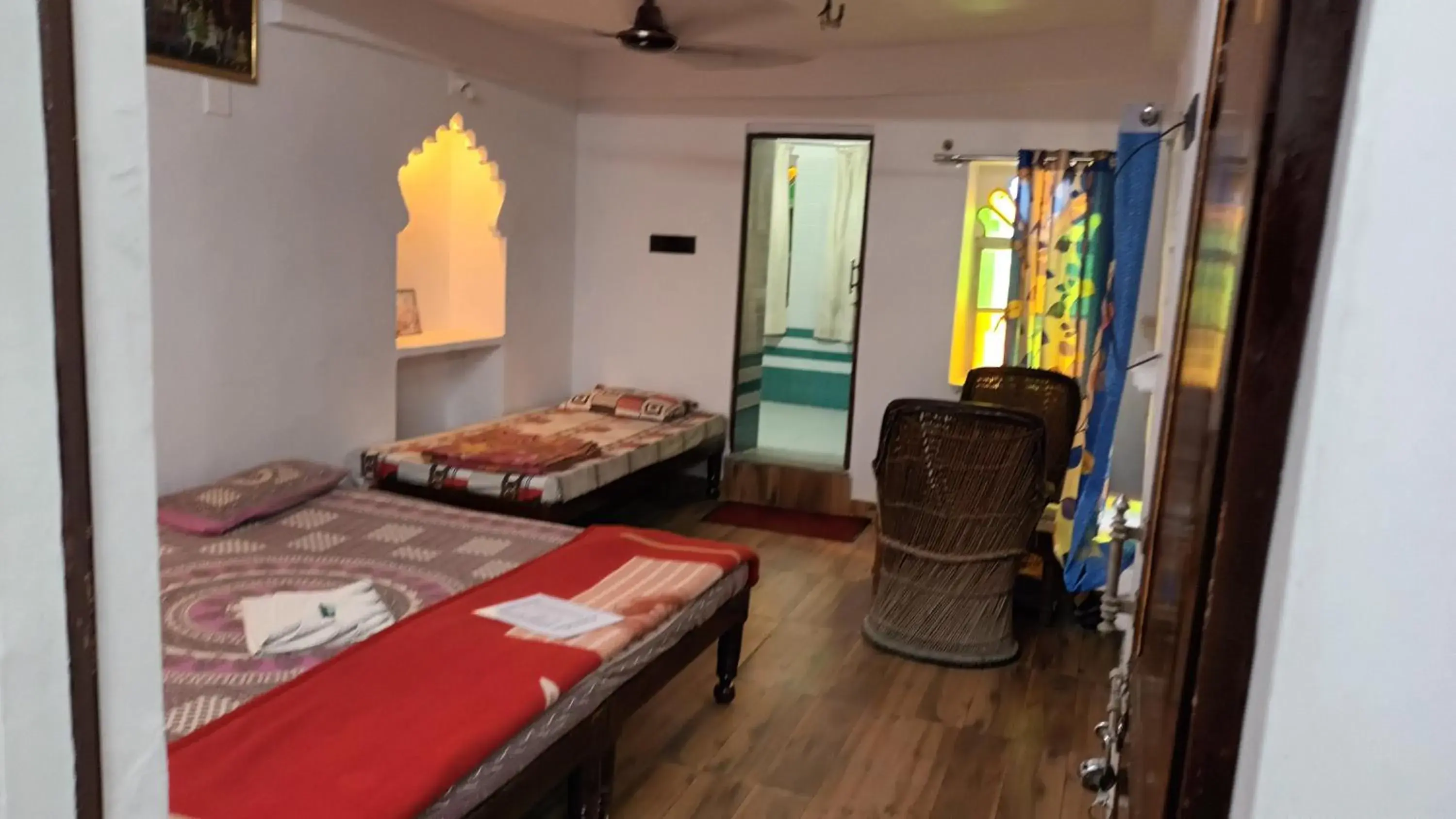 Photo of the whole room, Bed in Jag Niwas Guest House & pure veg restaurant Photo of the whole room, Bed in Jag Niwas Guest House & pure veg restaurant