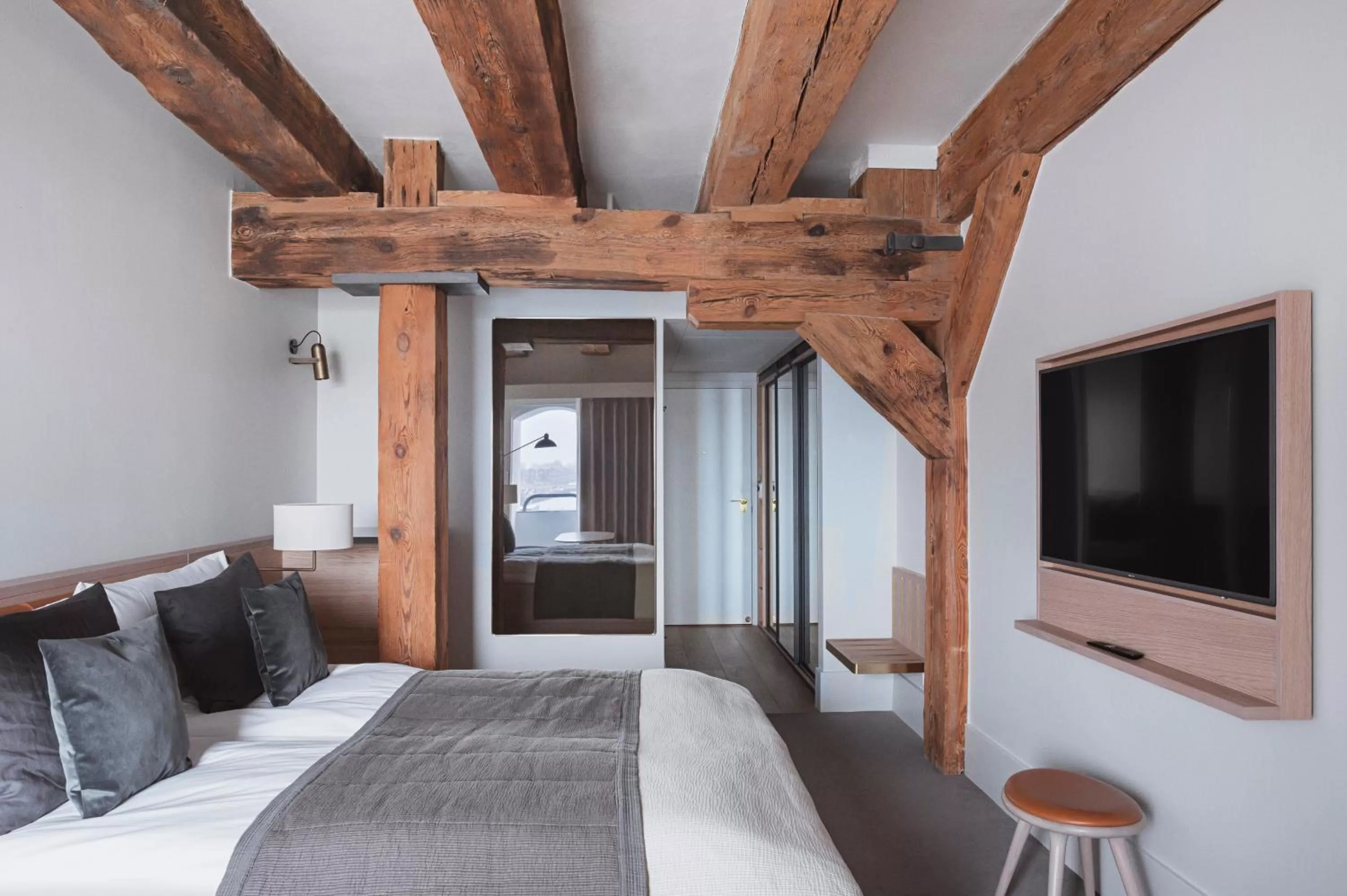 Bed in Copenhagen Admiral Hotel