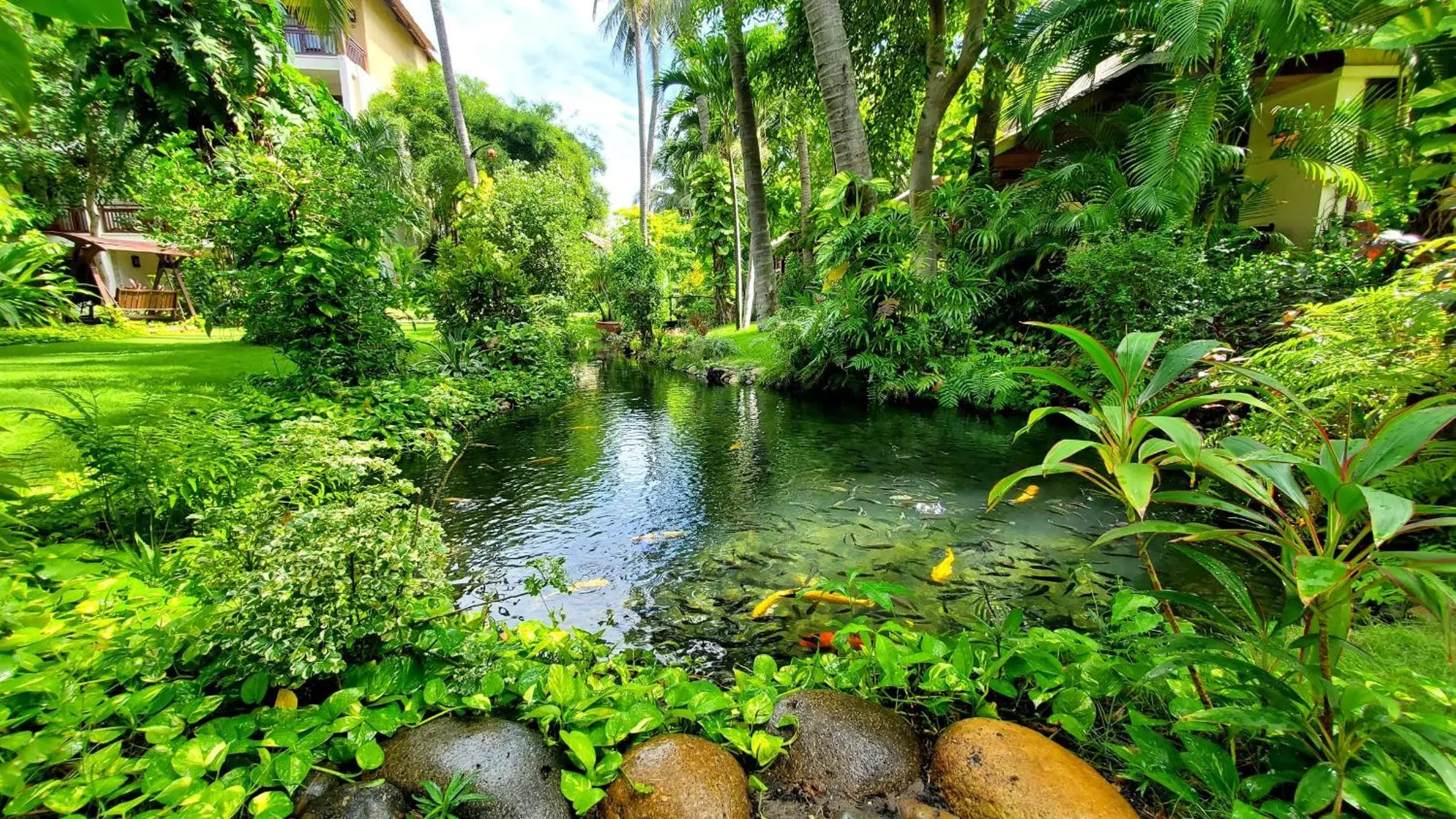 Garden in Bamboo Village Beach Resort & Spa