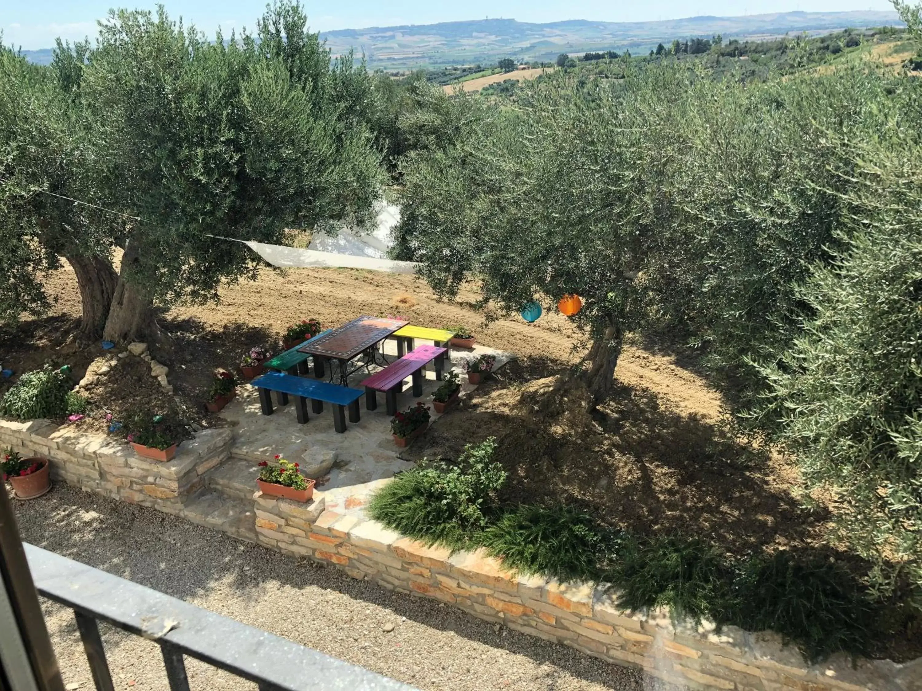 Bird's-eye View in Villa Angiolina, Molise