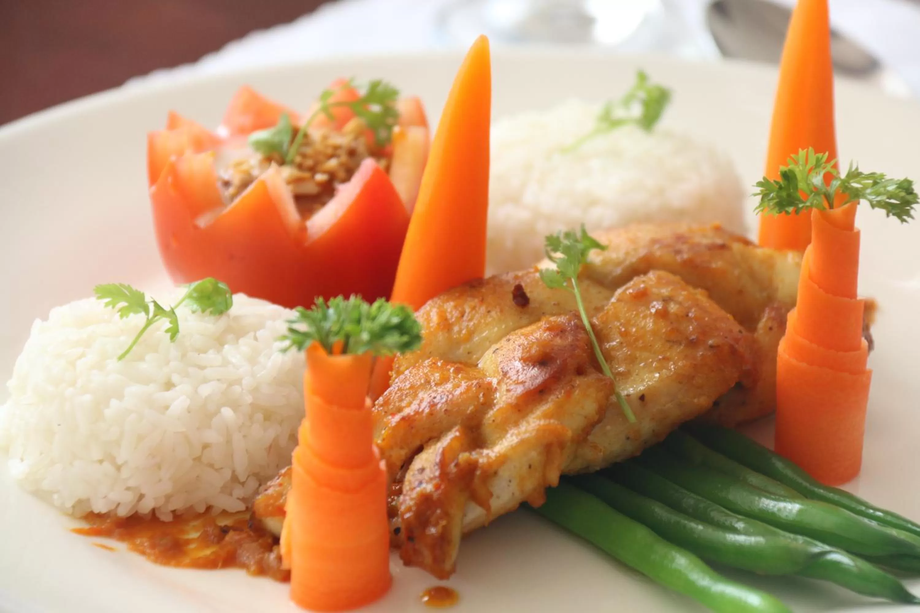 Food in White Corner Hotel