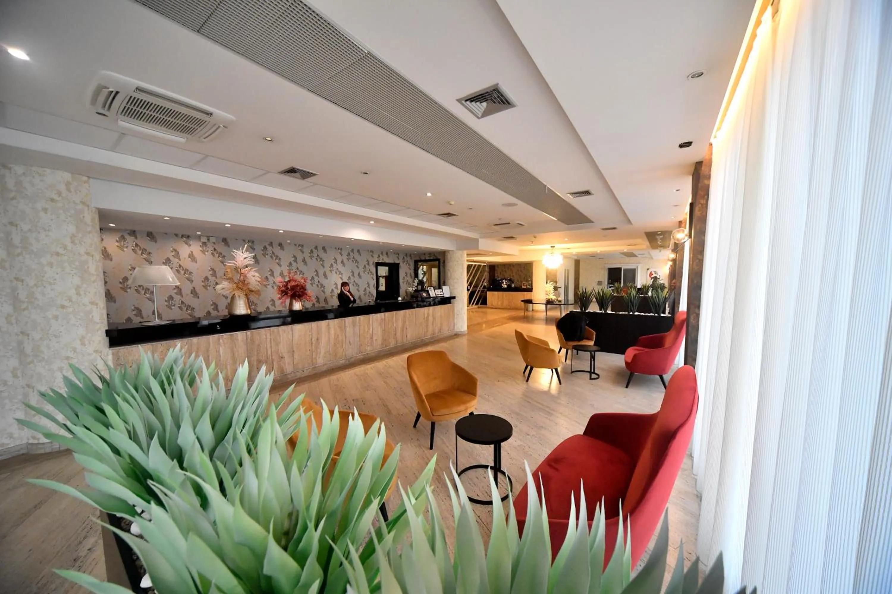 Lobby or reception in Palace Inn Rome Fiano