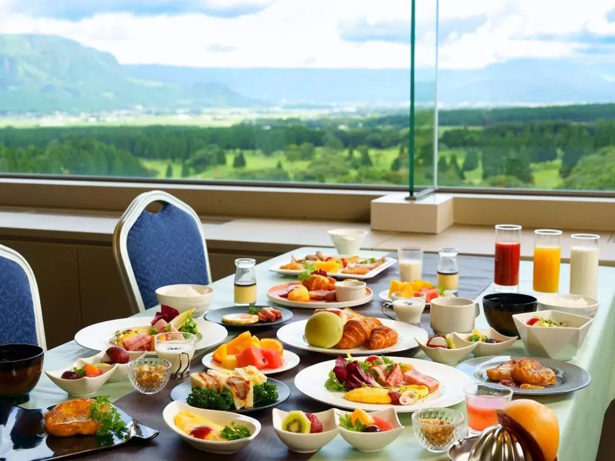 Breakfast in Aso Resort Grandvrio Hotel