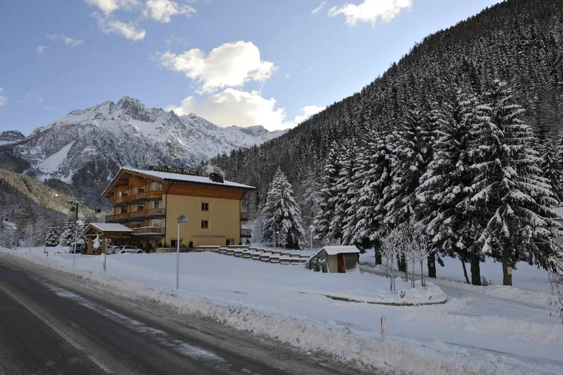 On site, Winter in Hotel Garni Pegrà