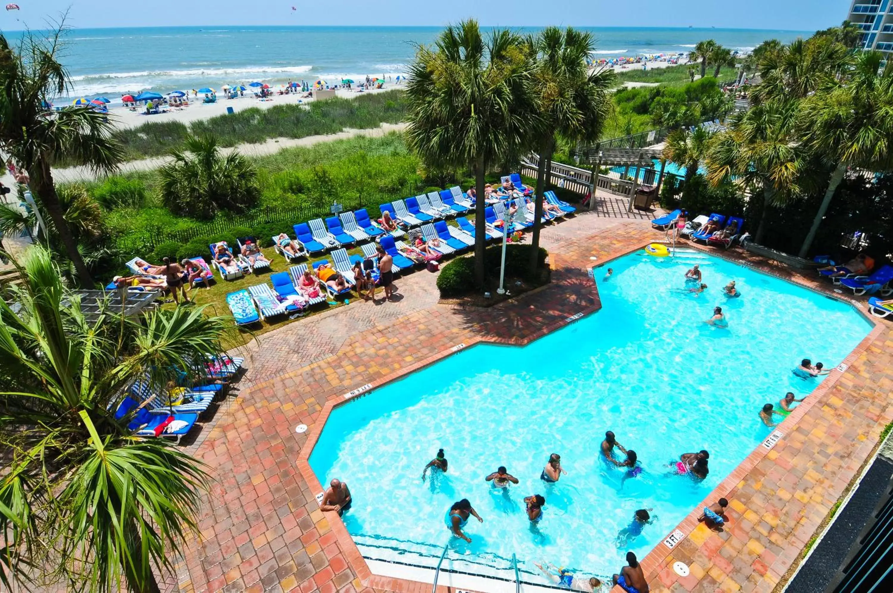 Pool View in Sea Crest Oceanfront Resort