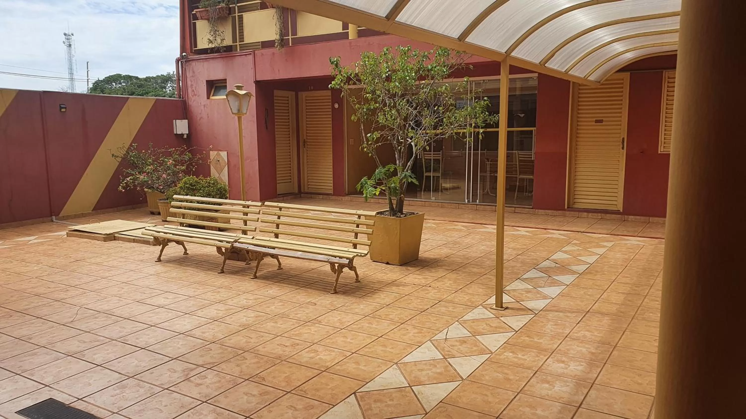 Facade/entrance in Hotel Sta Mônica Marília