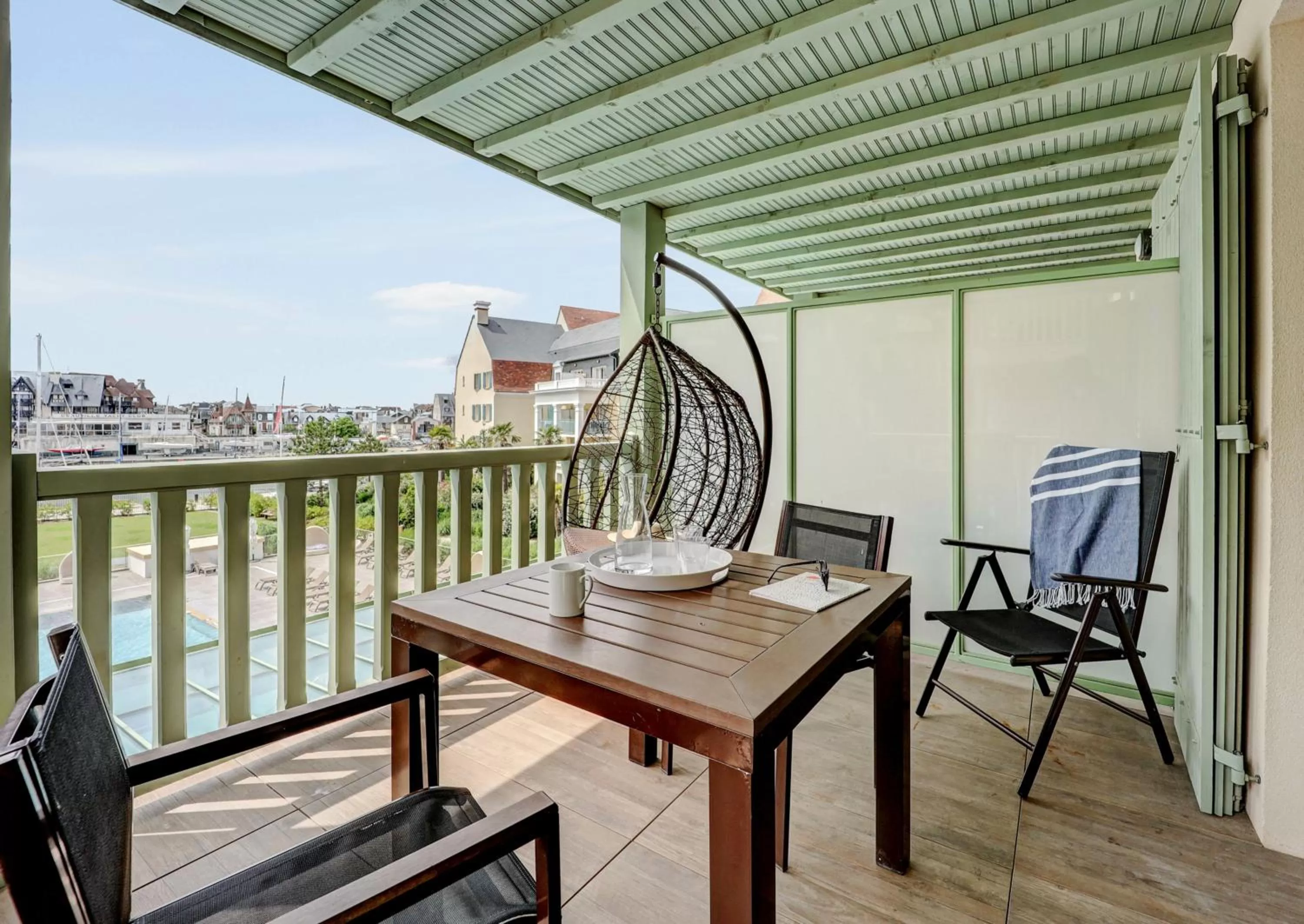 Patio in Résidence Pierre & Vacances Premium Presqu'Ile de la Touques