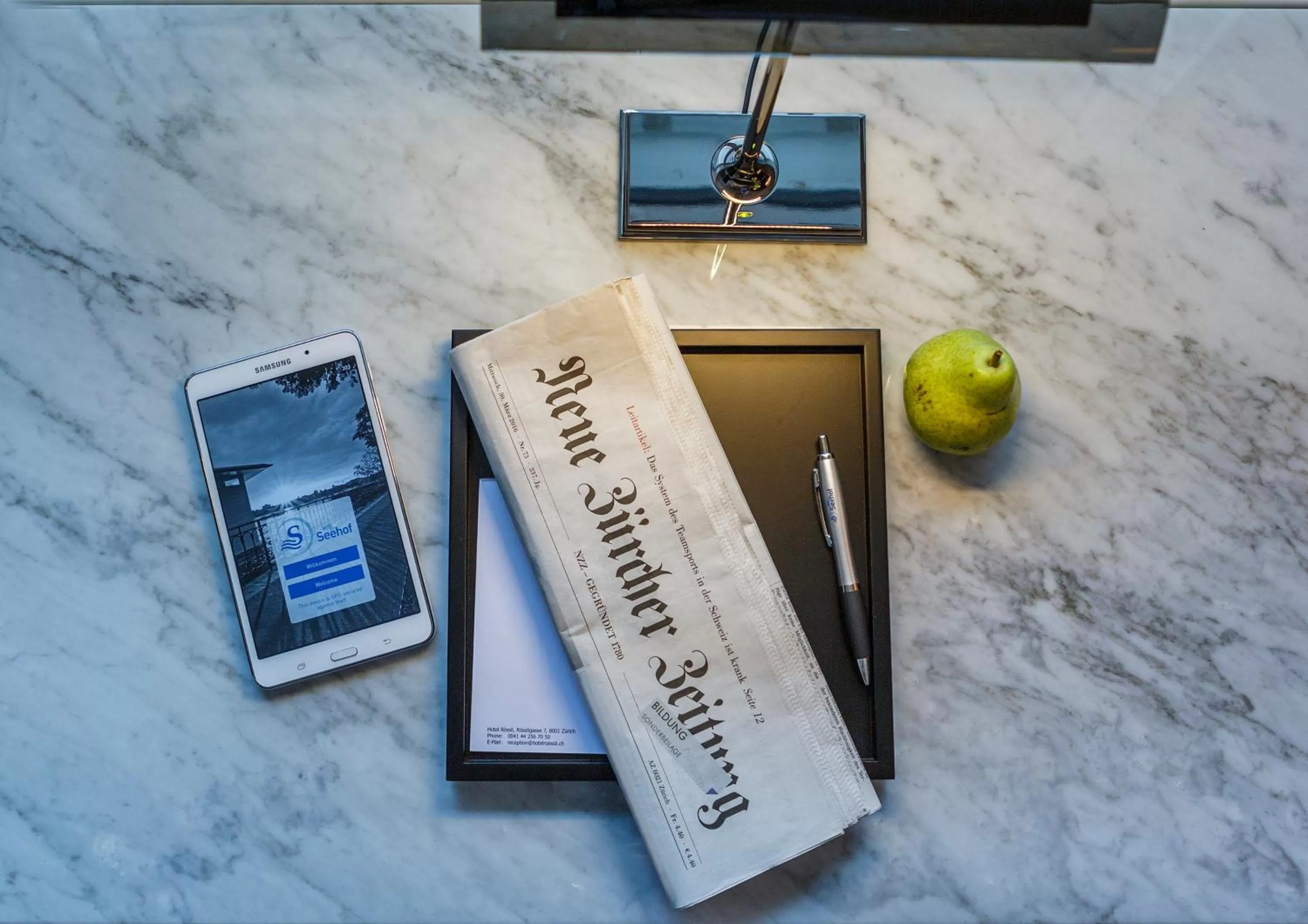 Decorative detail in Hotel Seehof