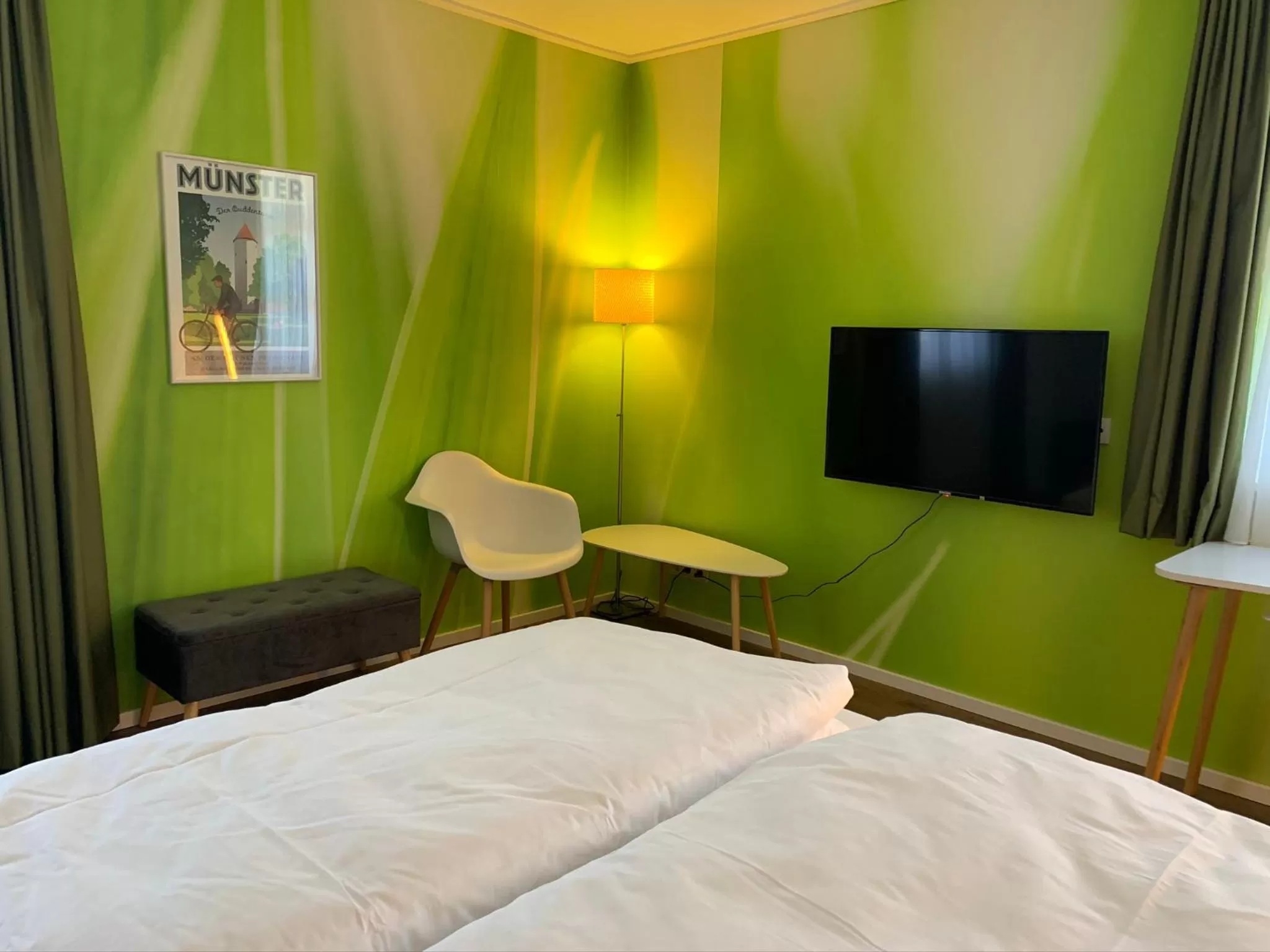 Bedroom, Bed in Park-Lodge Am Rohrbusch