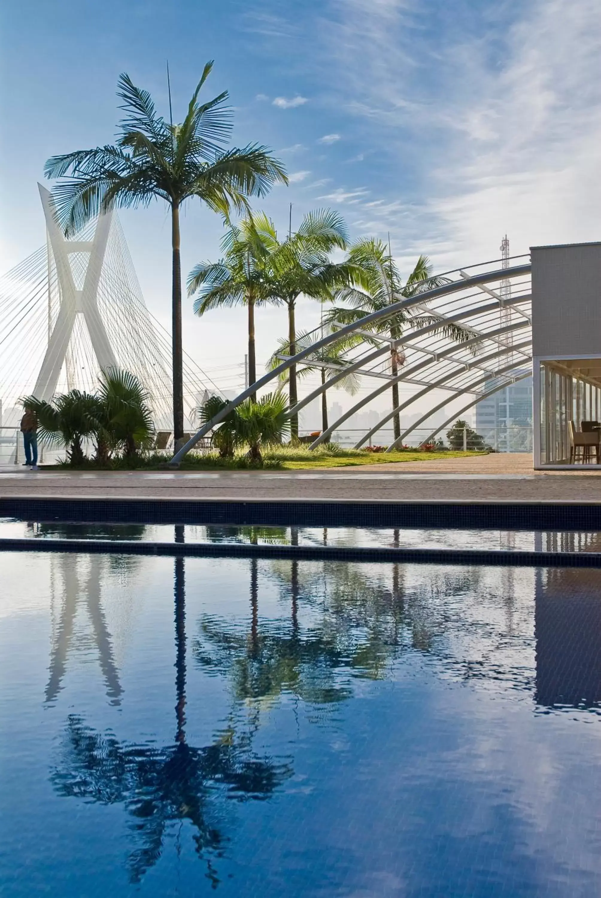 Swimming Pool in Novotel Sao Paulo Morumbi