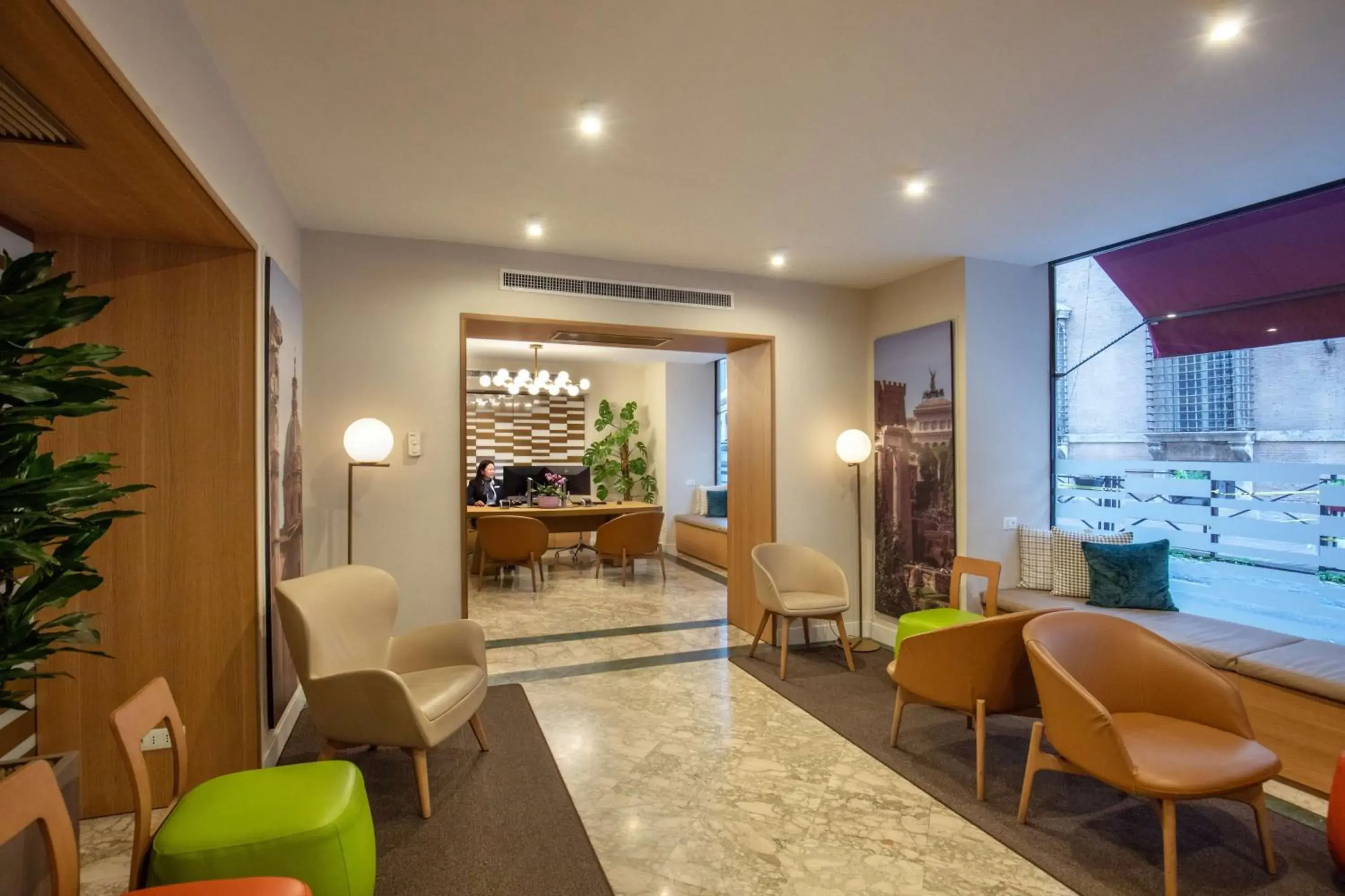 Lobby or reception, Seating Area in Cosmopolita Hotel Rome, Tapestry Collection by Hilton