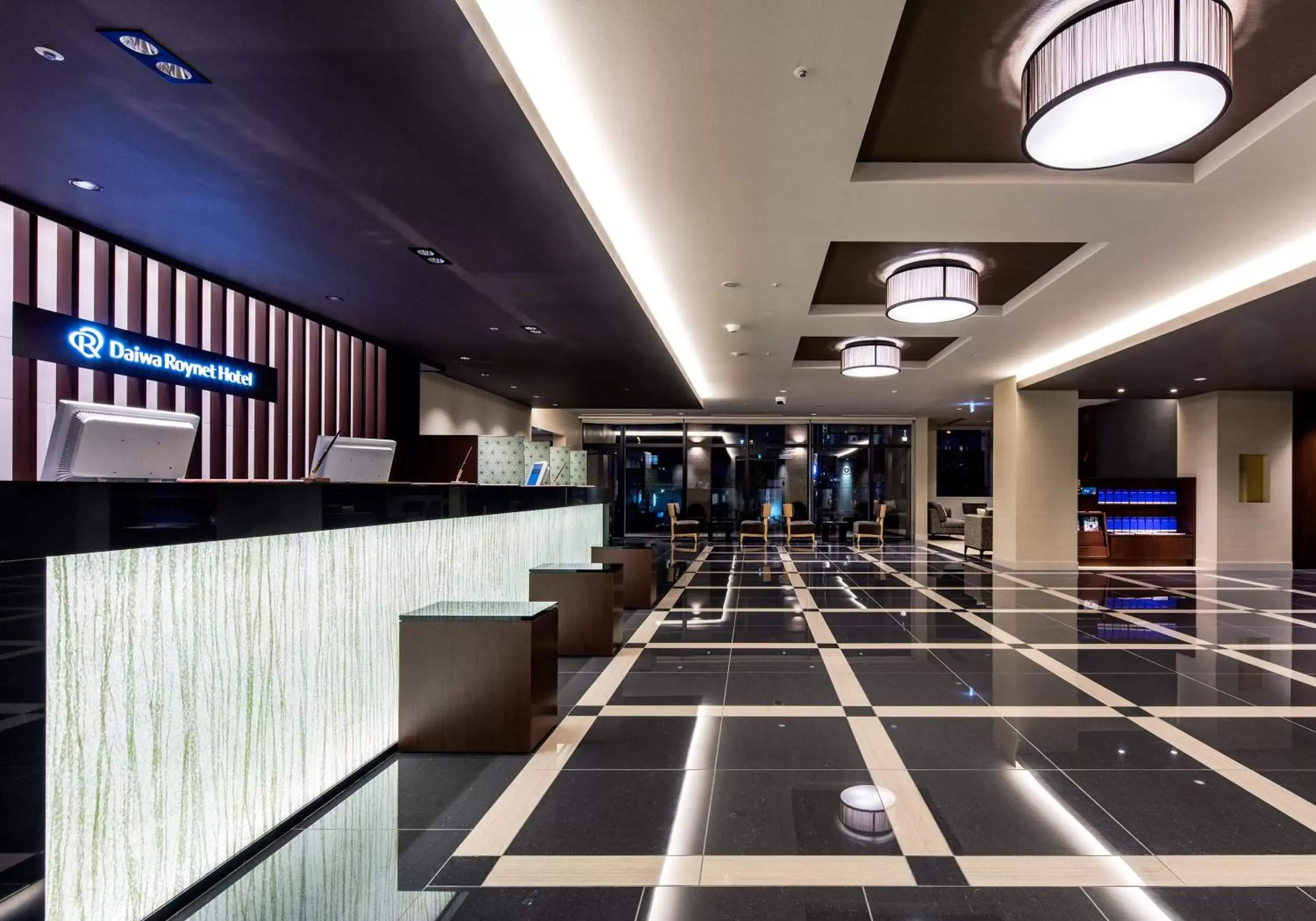 Lobby or reception in Daiwa Roynet Hotel Matsuyama