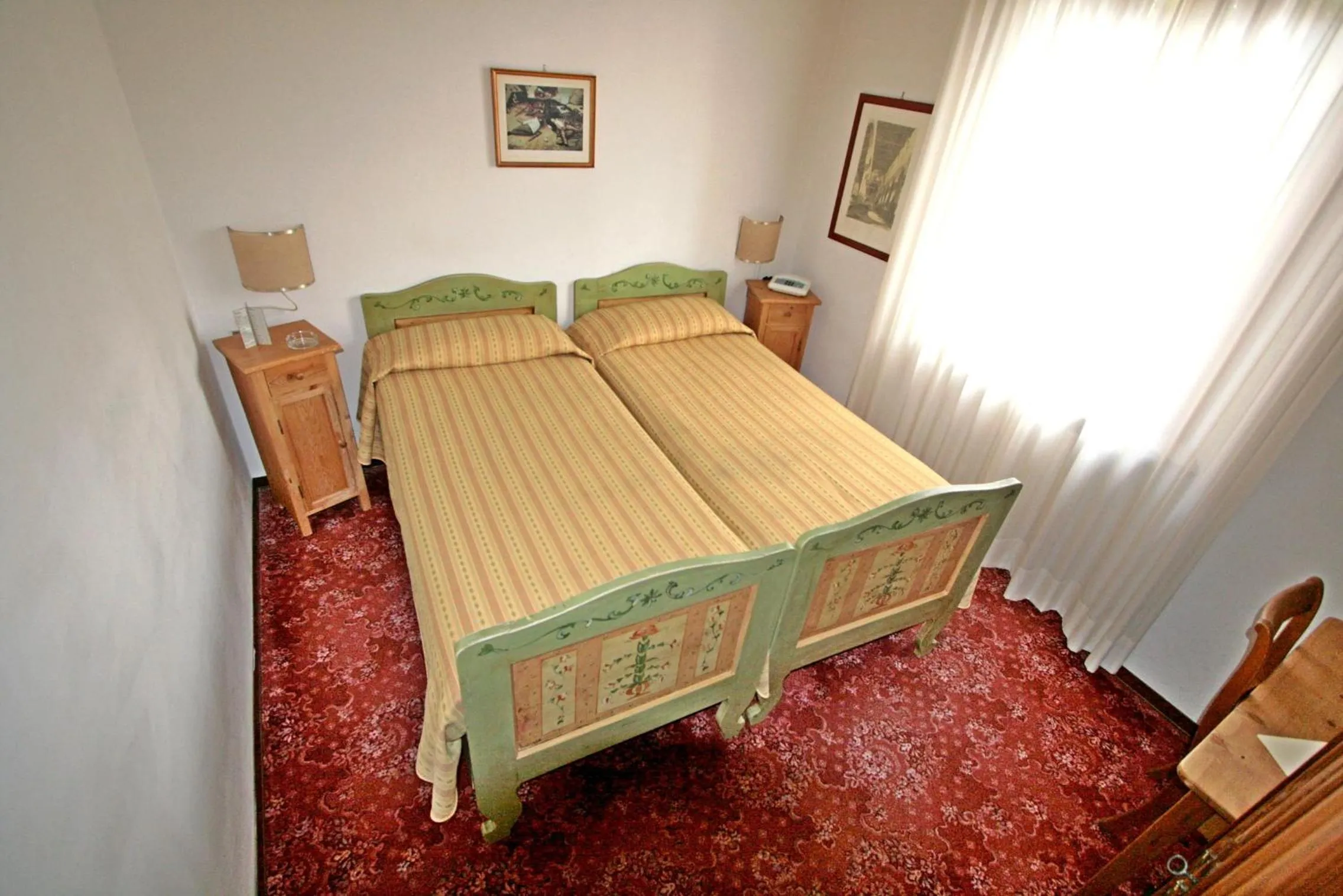 Bed in Villa Nencini