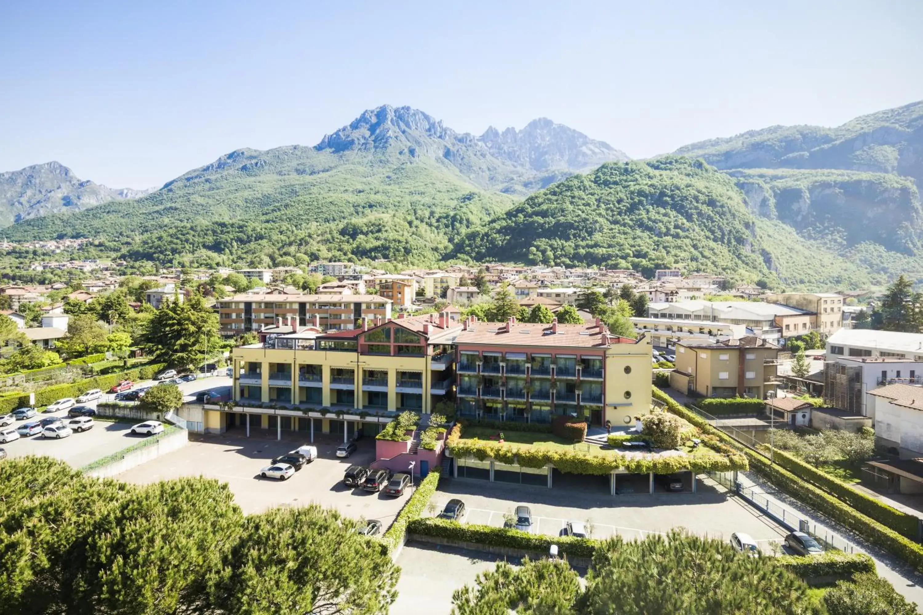 Restaurant/places to eat, Bird's-eye View in Park Hotel Abbadia