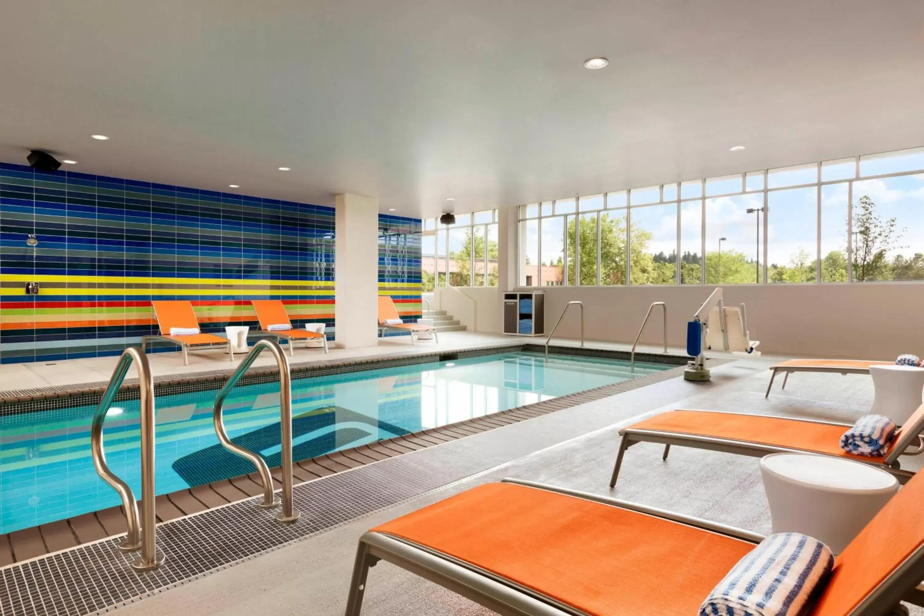 Fitness centre/facilities, Swimming Pool in Aloft Hillsboro-Beaverton