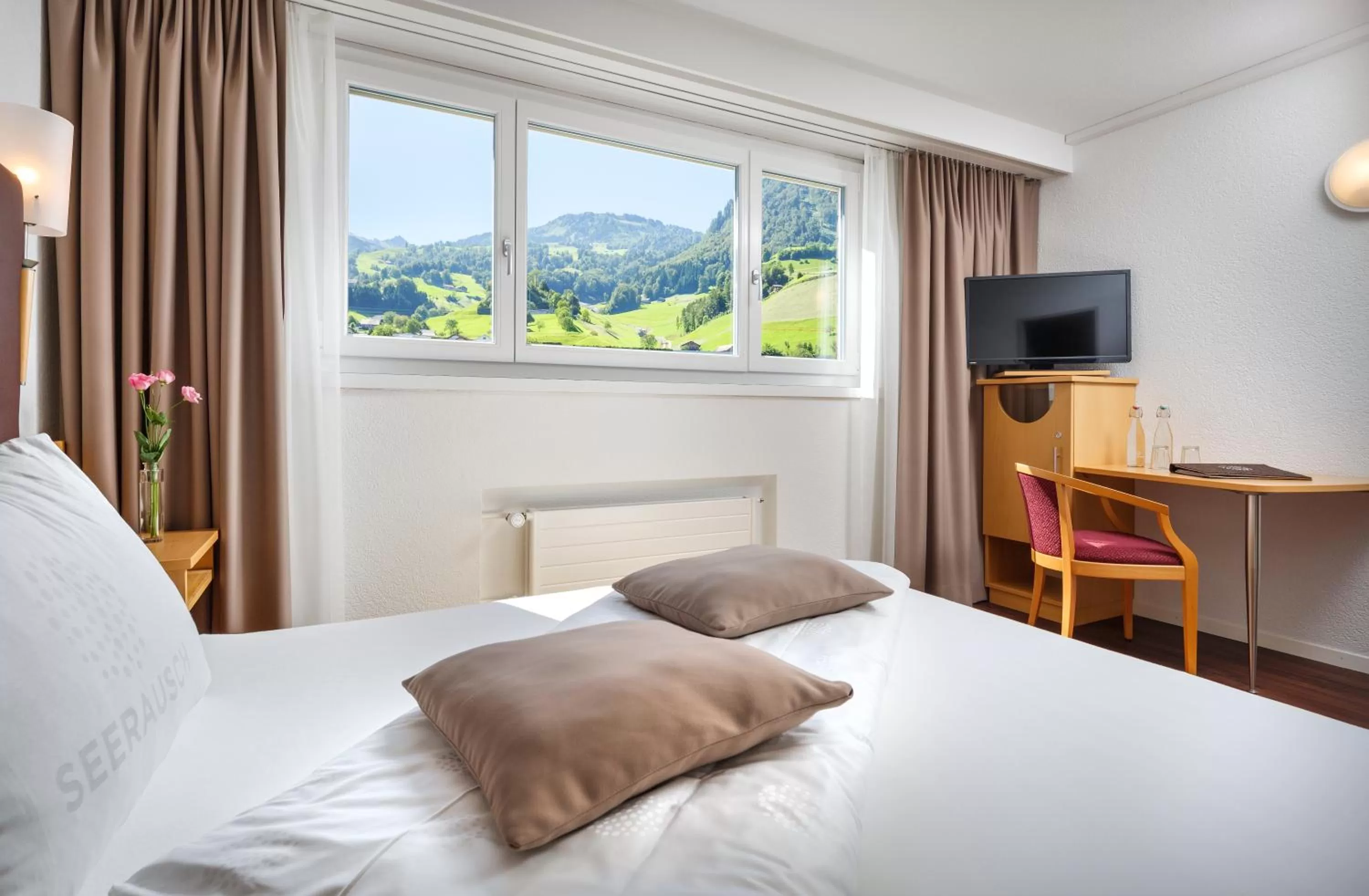 Photo of the whole room, Bed in Seerausch Swiss Quality Hotel