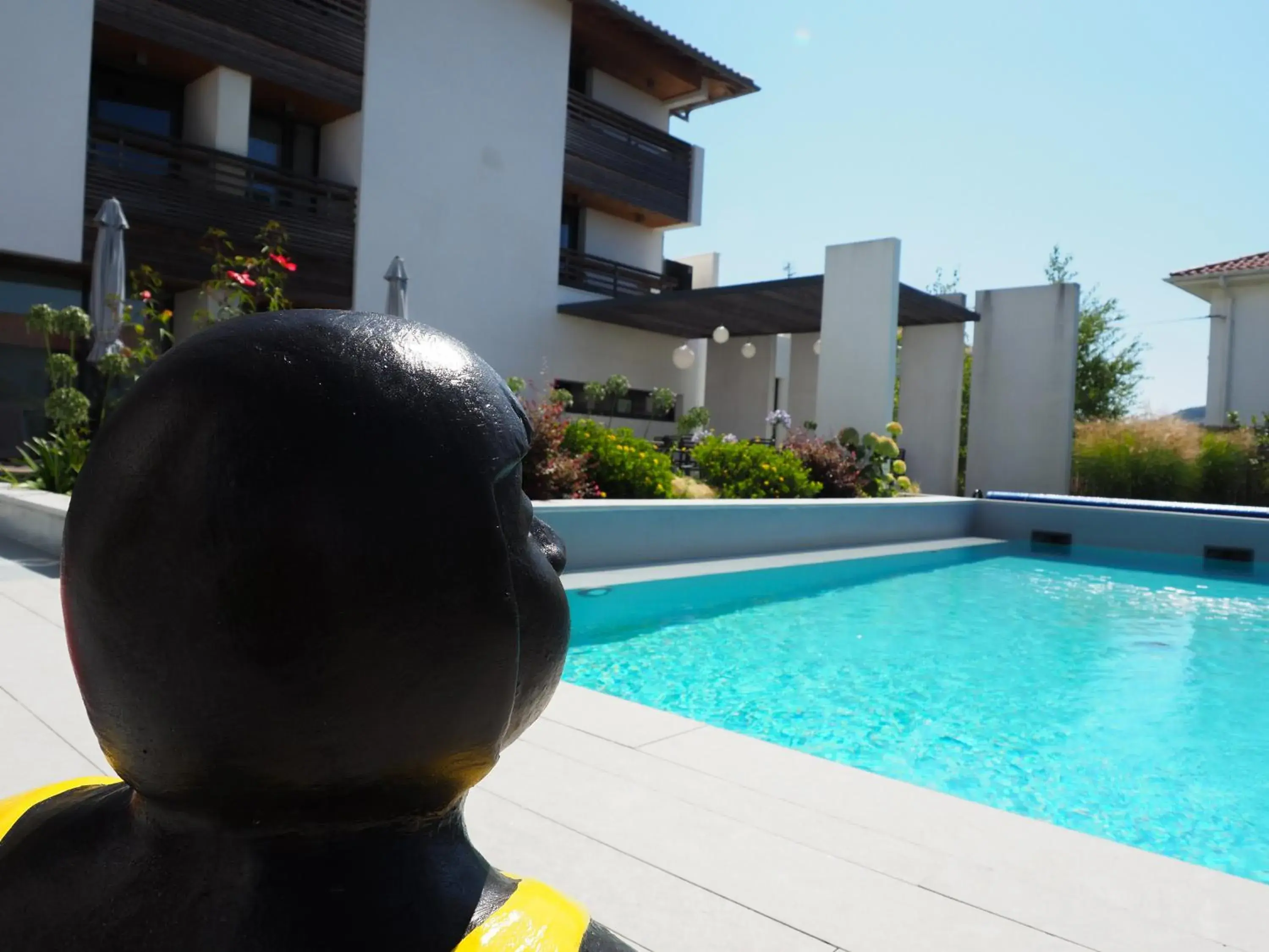 Swimming Pool in Hotel Restaurant Santiago